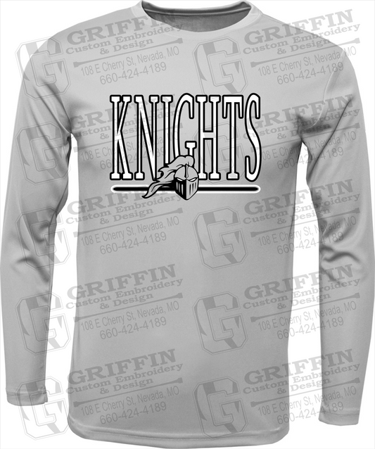 Toddler Dry-Fit Long Sleeve T-Shirt - NEVC Knights 23-E