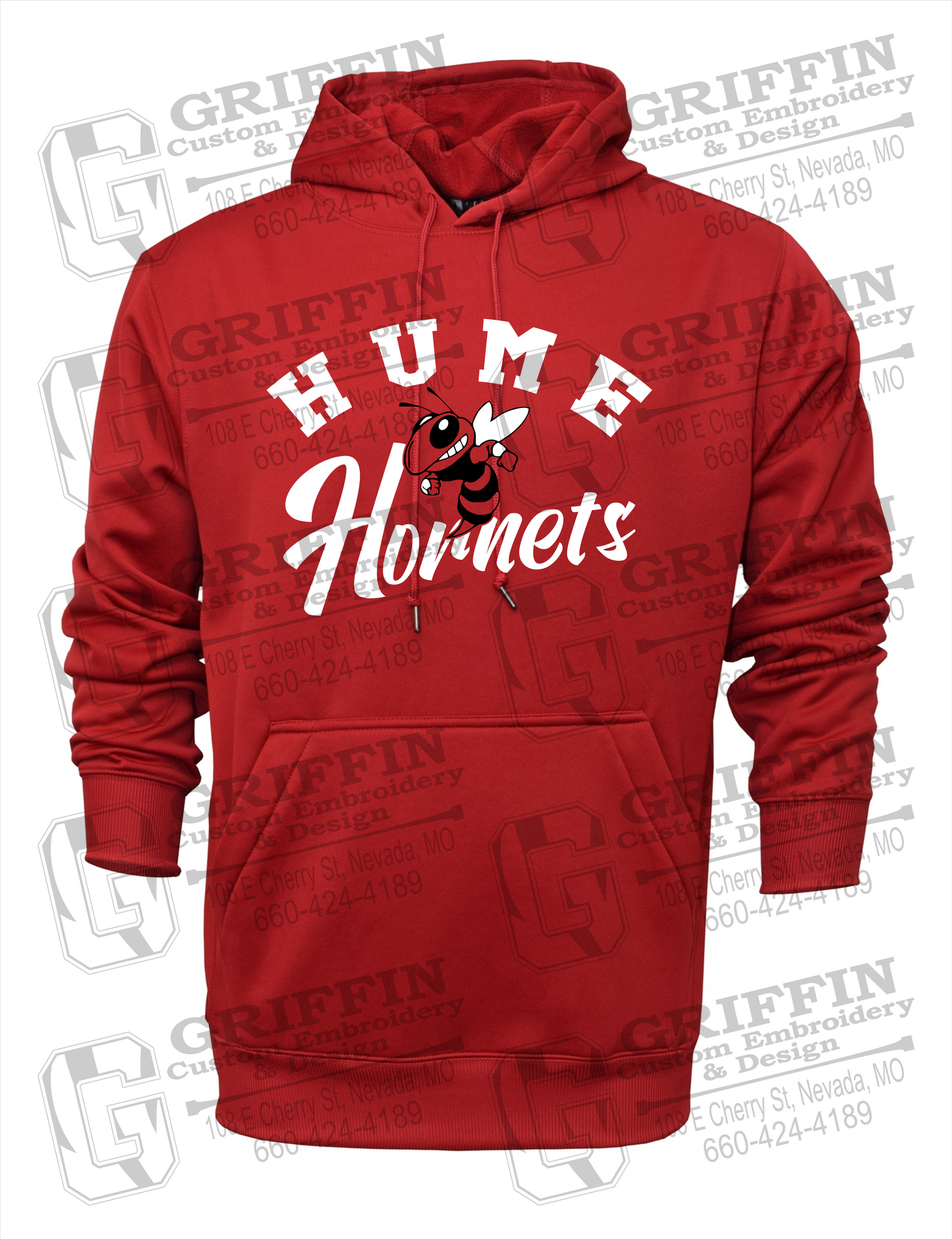 Performance Fleece Hoodie - Hume Hornets 23-E