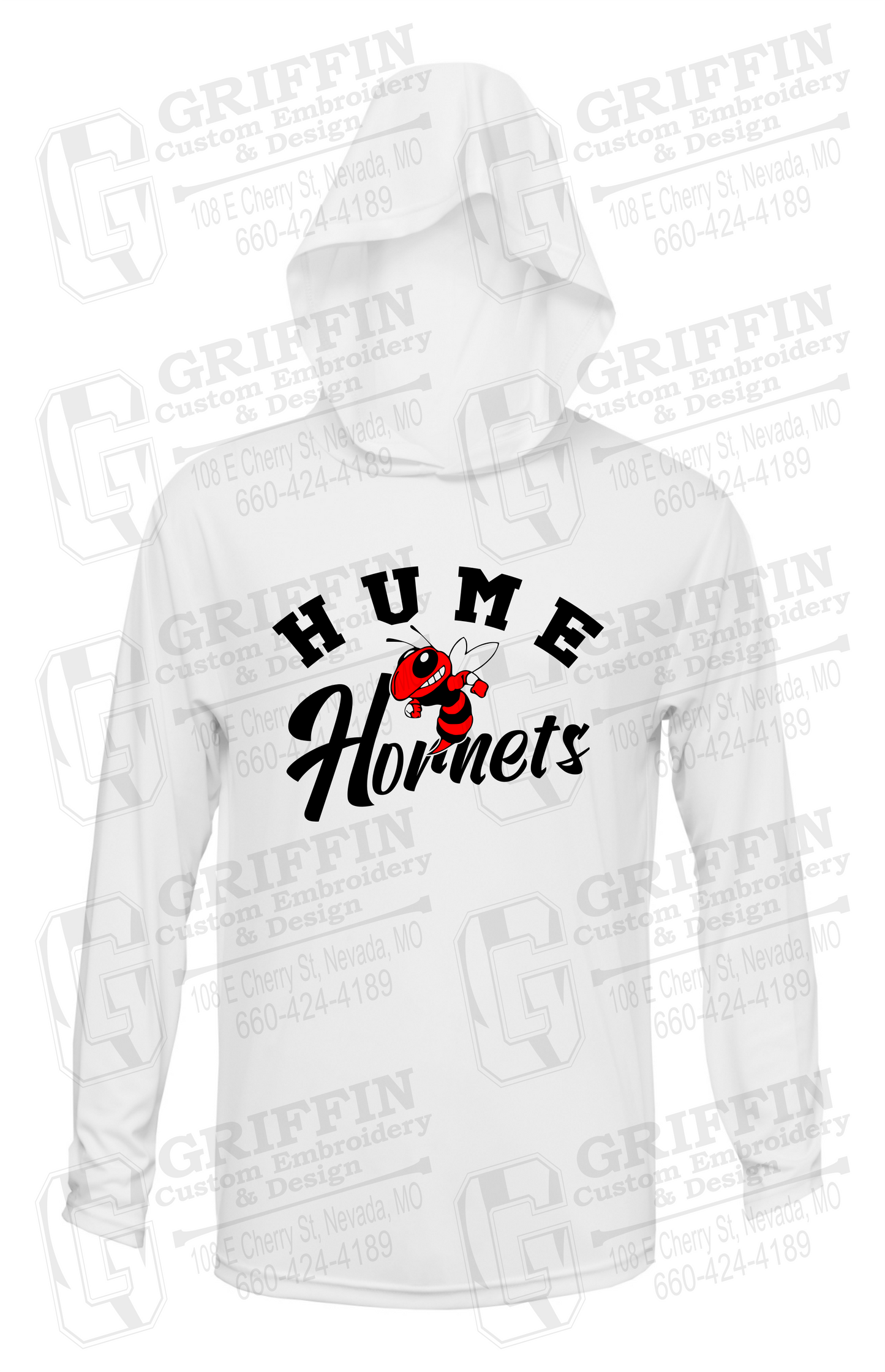 Dry-Fit T-Shirt Hoodie - Hume Hornets 23-E