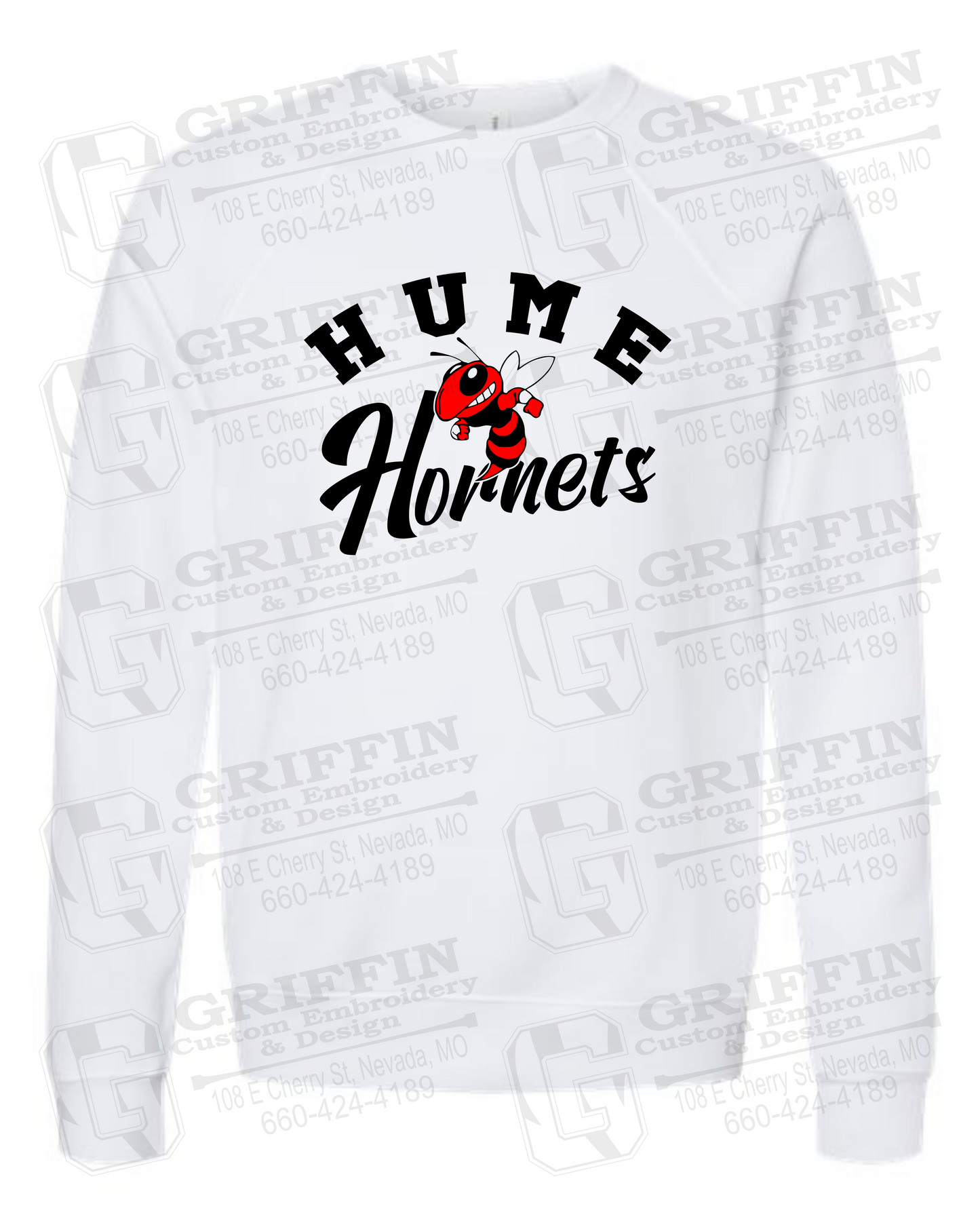 Sponge Fleece Sweatshirt - Hume Hornets 23-E