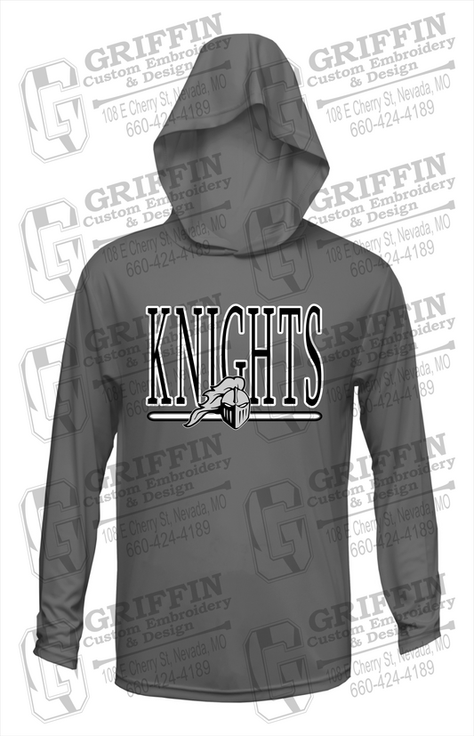 Dry-Fit T-Shirt Hoodie - NEVC Knights 23-E