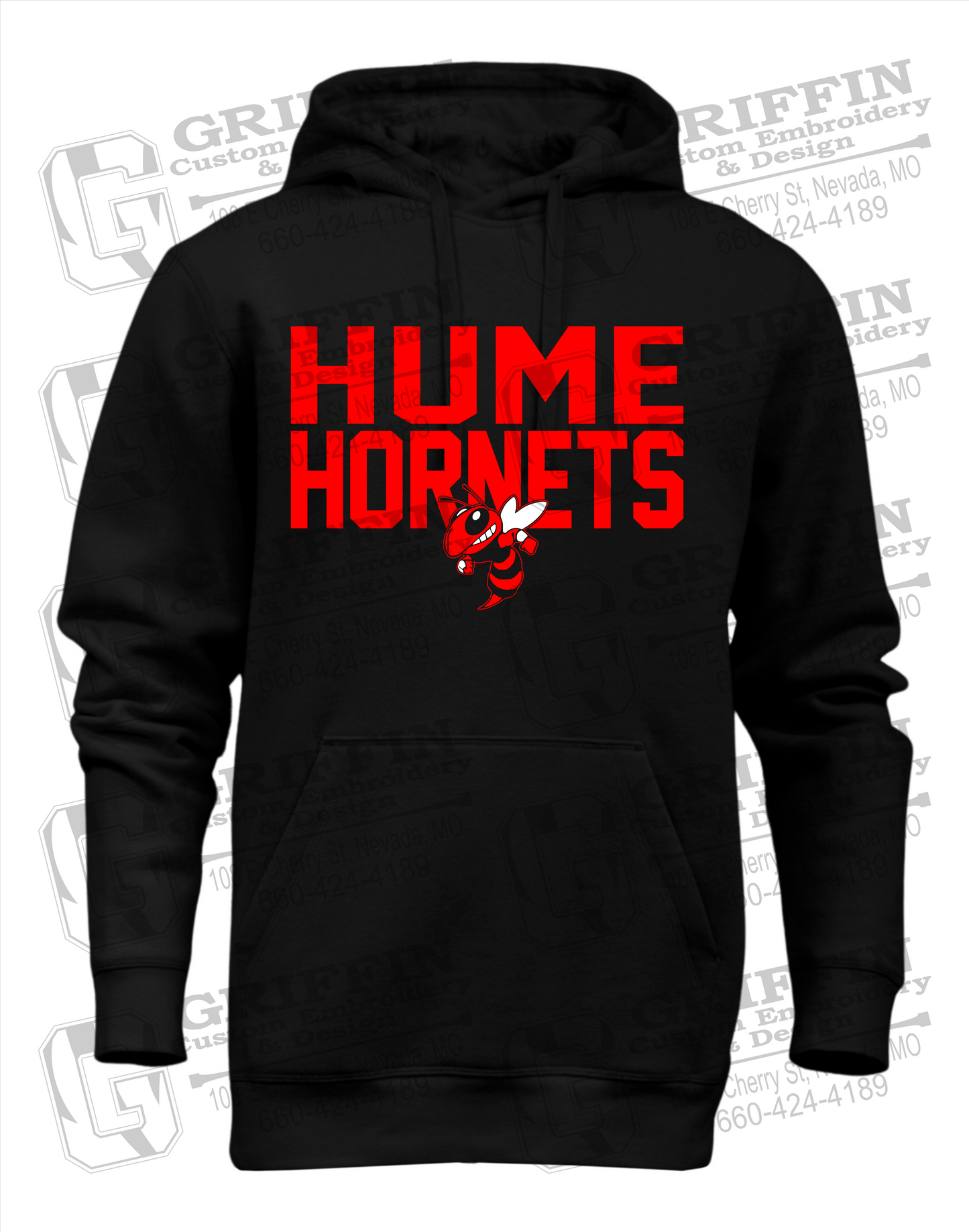 Heavyweight Fleece Hoodie - Hume Hornets 23-F