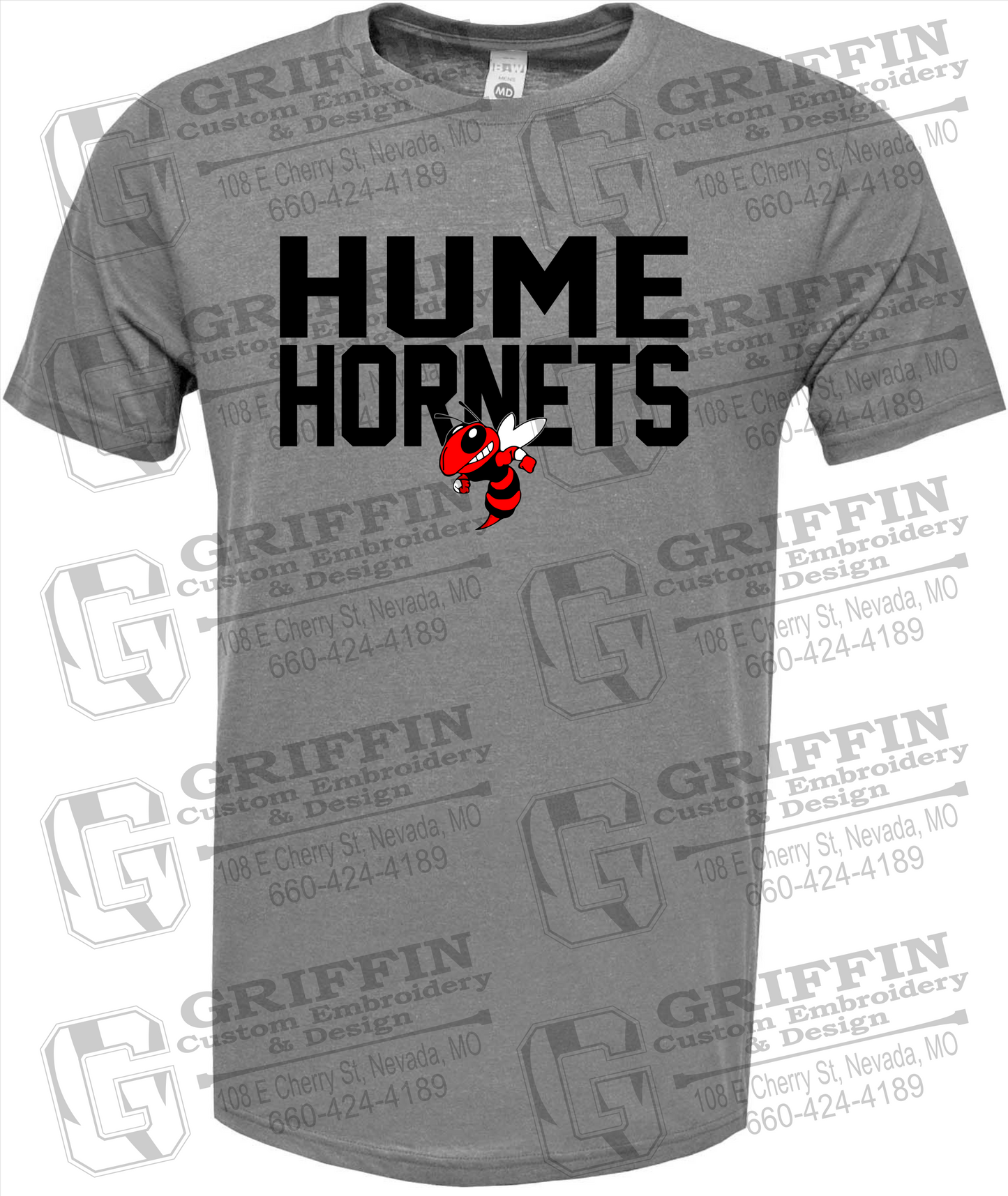 Soft-Tek Short Sleeve T-Shirt - Hume Hornets 23-F