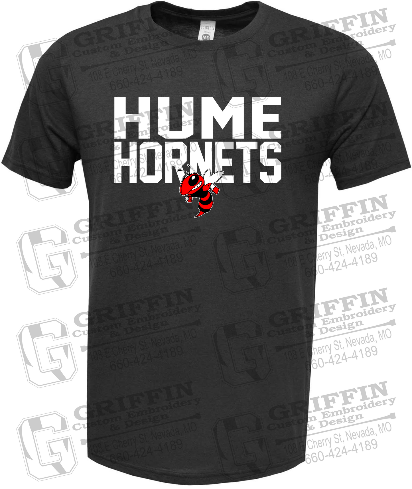 Soft-Tek Short Sleeve T-Shirt - Hume Hornets 23-F