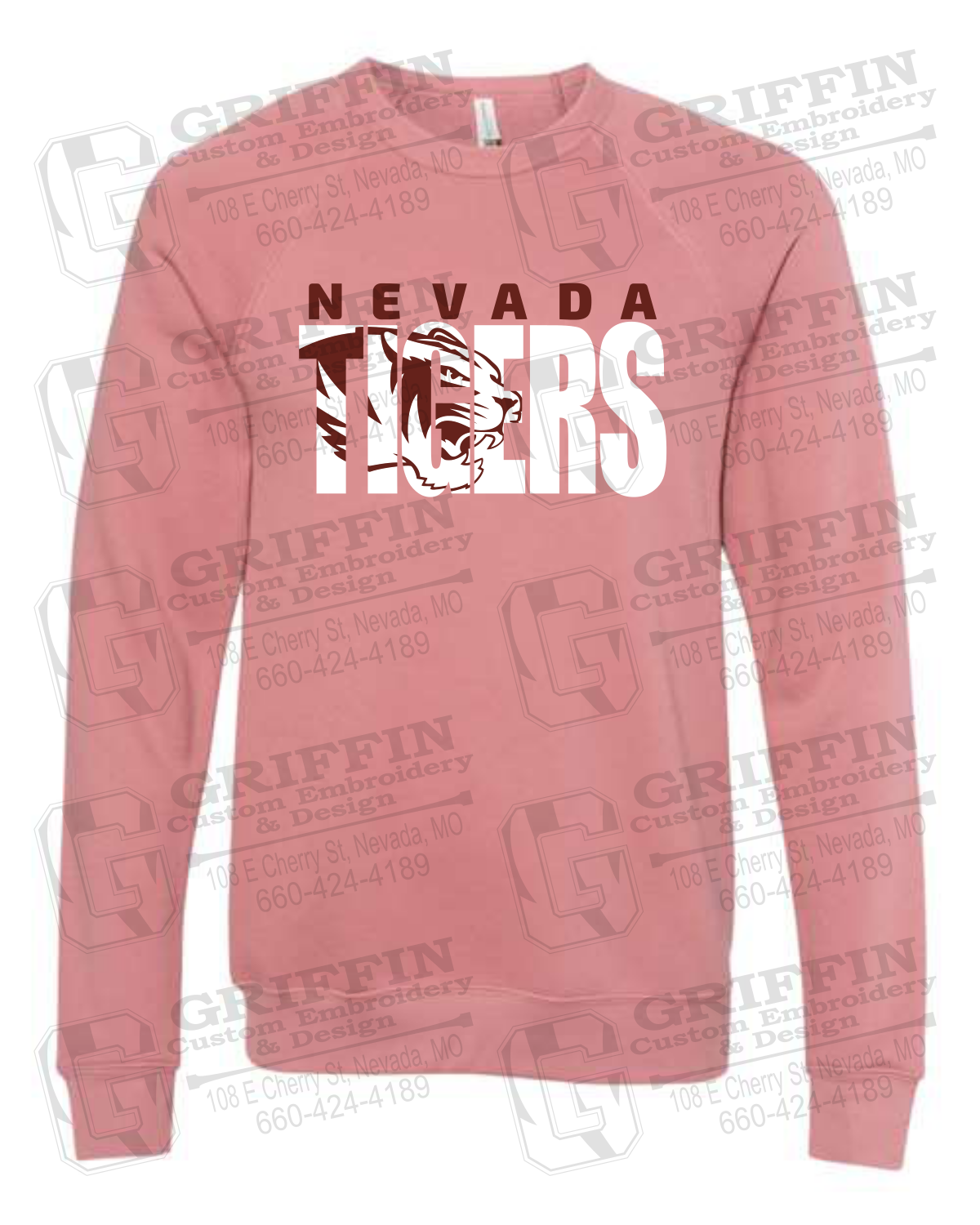 Sponge Fleece Sweatshirt - Nevada Tigers 23-F