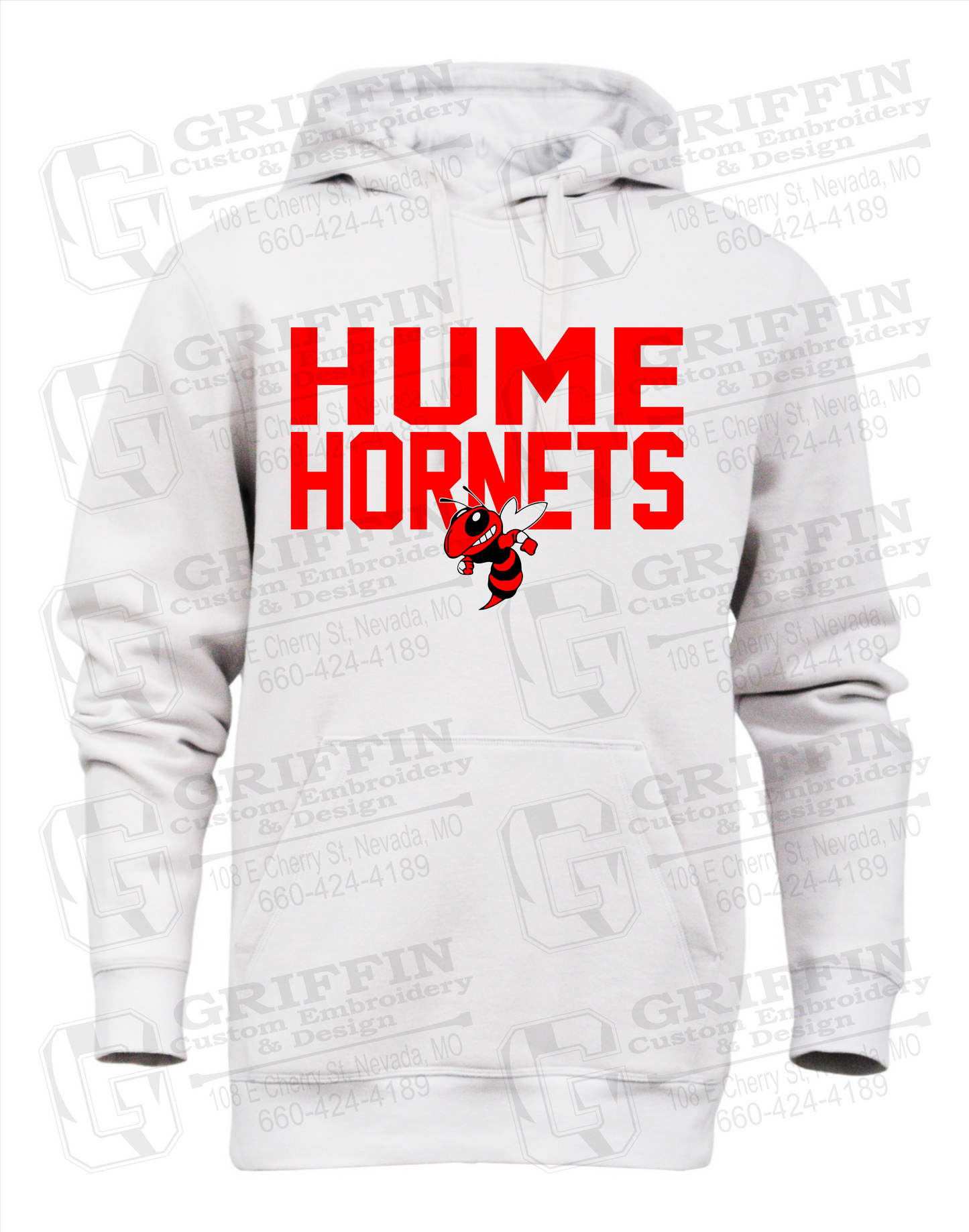 Hume Hornets 23-F Youth Heavyweight Hoodie