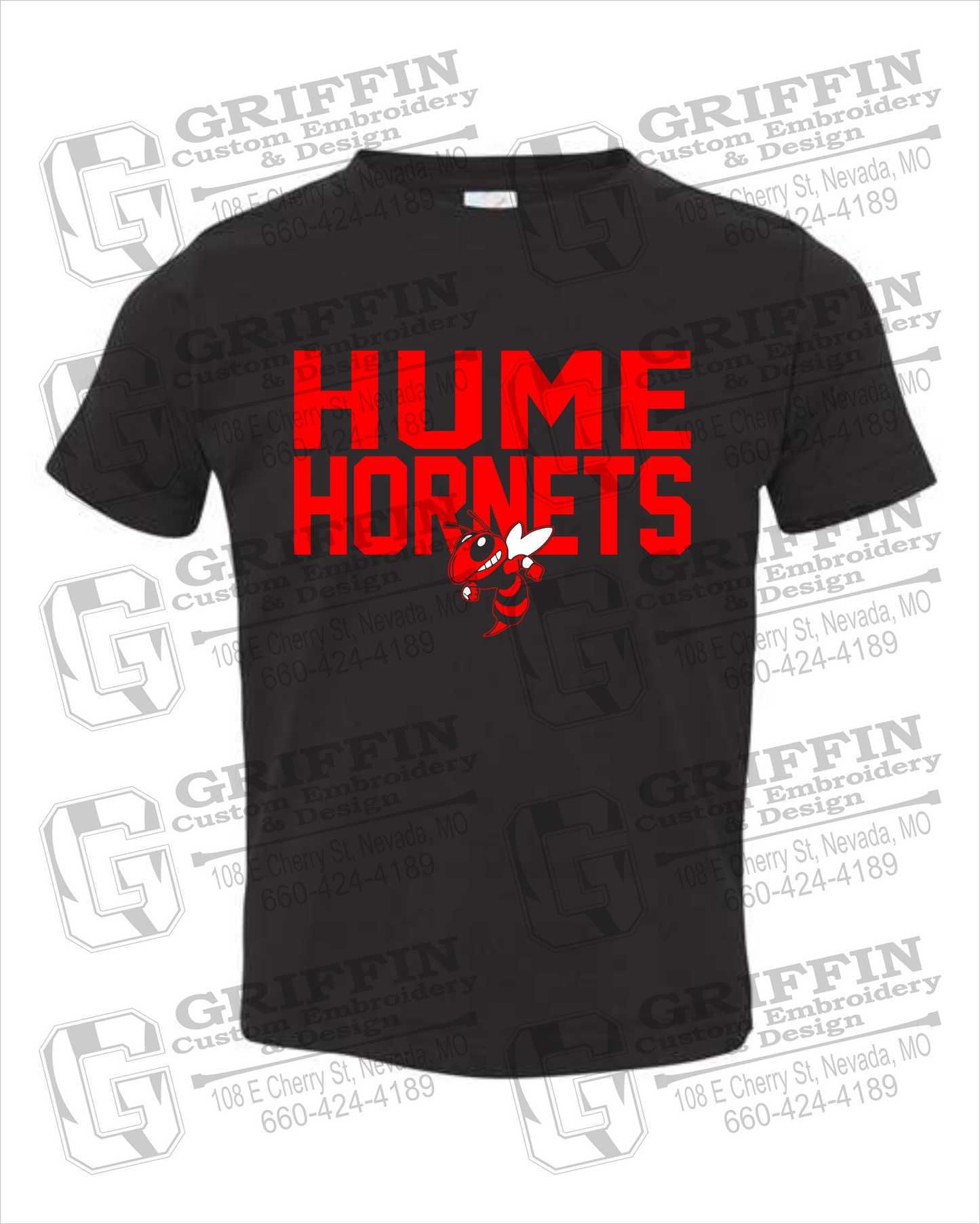 Toddler/Infant Cotton T-Shirt - Hume Hornets 23-F