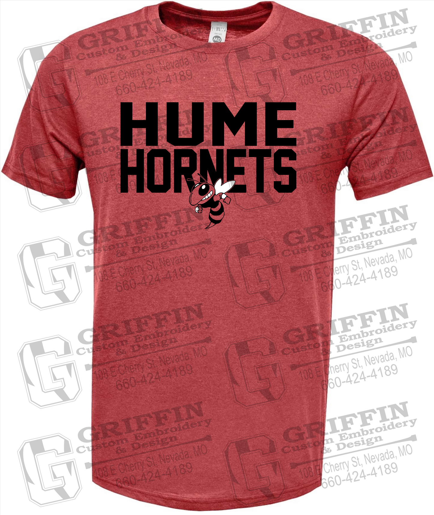 Soft-Tek Short Sleeve T-Shirt - Hume Hornets 23-F