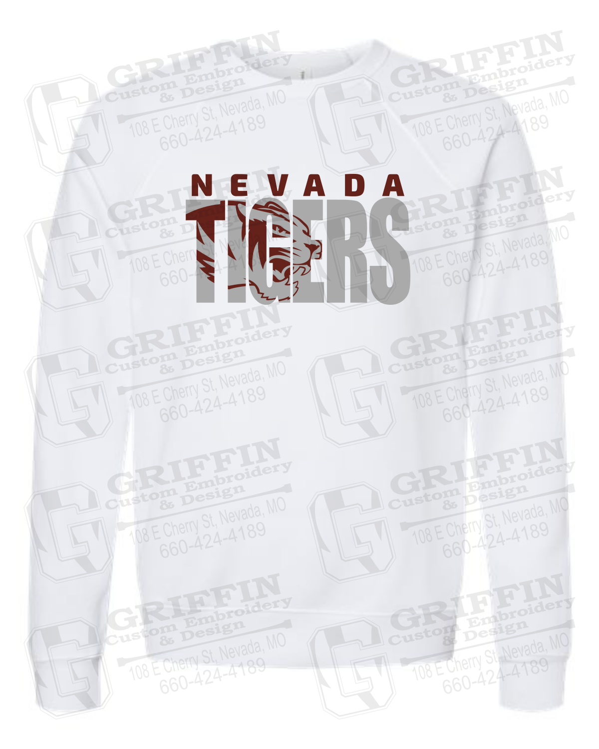 Sponge Fleece Sweatshirt - Nevada Tigers 23-F