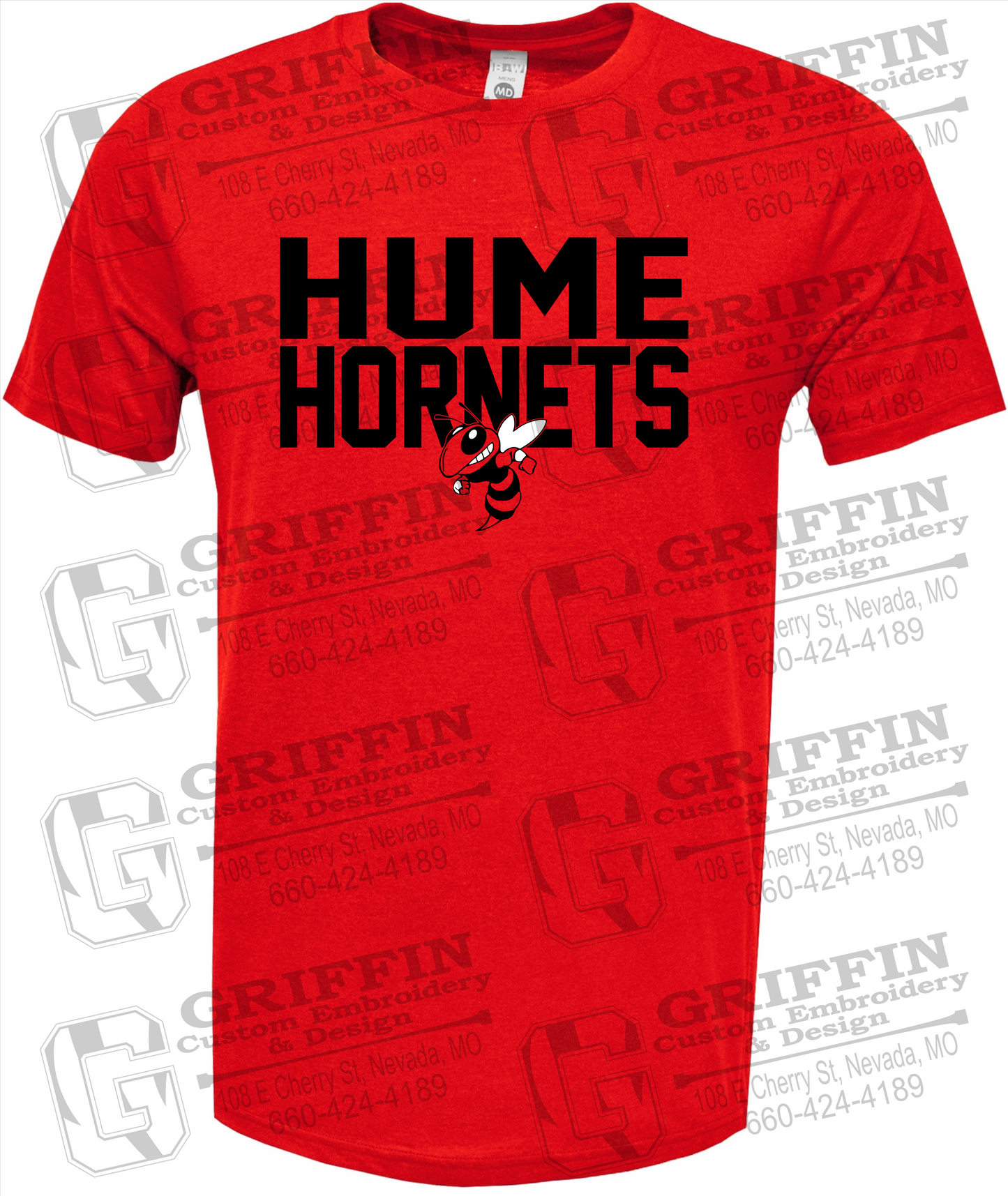 Soft-Tek Short Sleeve T-Shirt - Hume Hornets 23-F