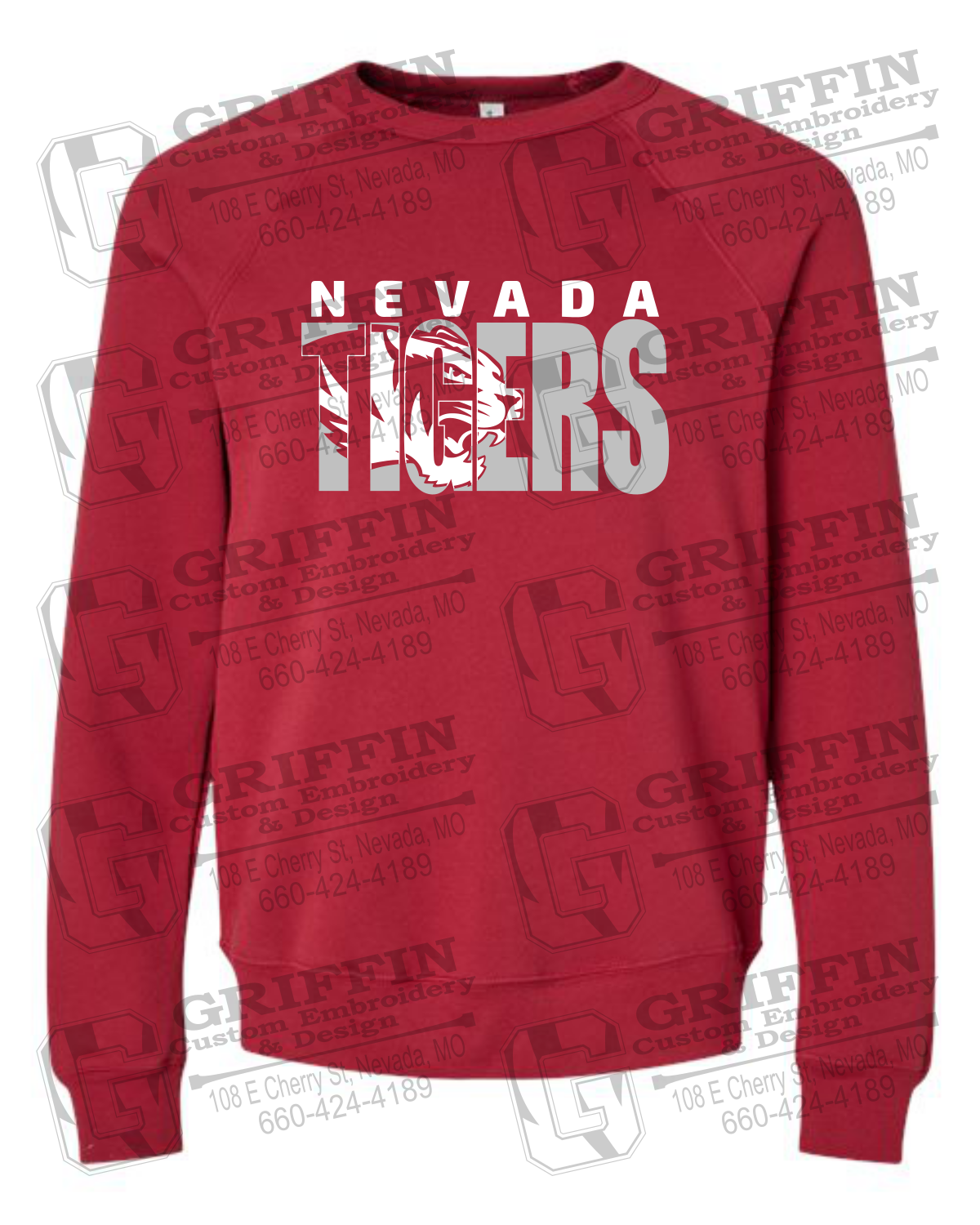 Sponge Fleece Sweatshirt - Nevada Tigers 23-F