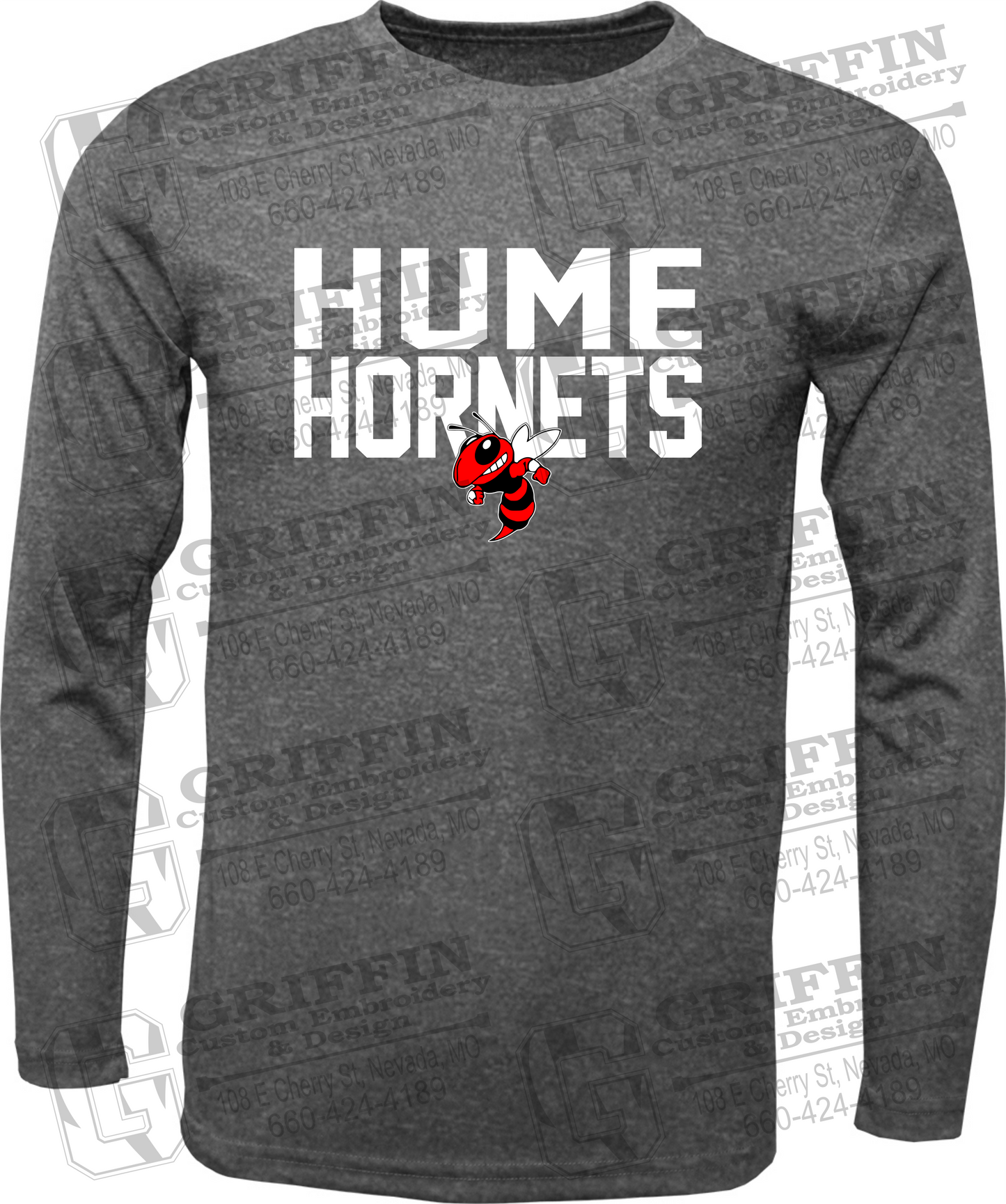 Dry-Fit Long Sleeve T-Shirt - Hume Hornets 23-F