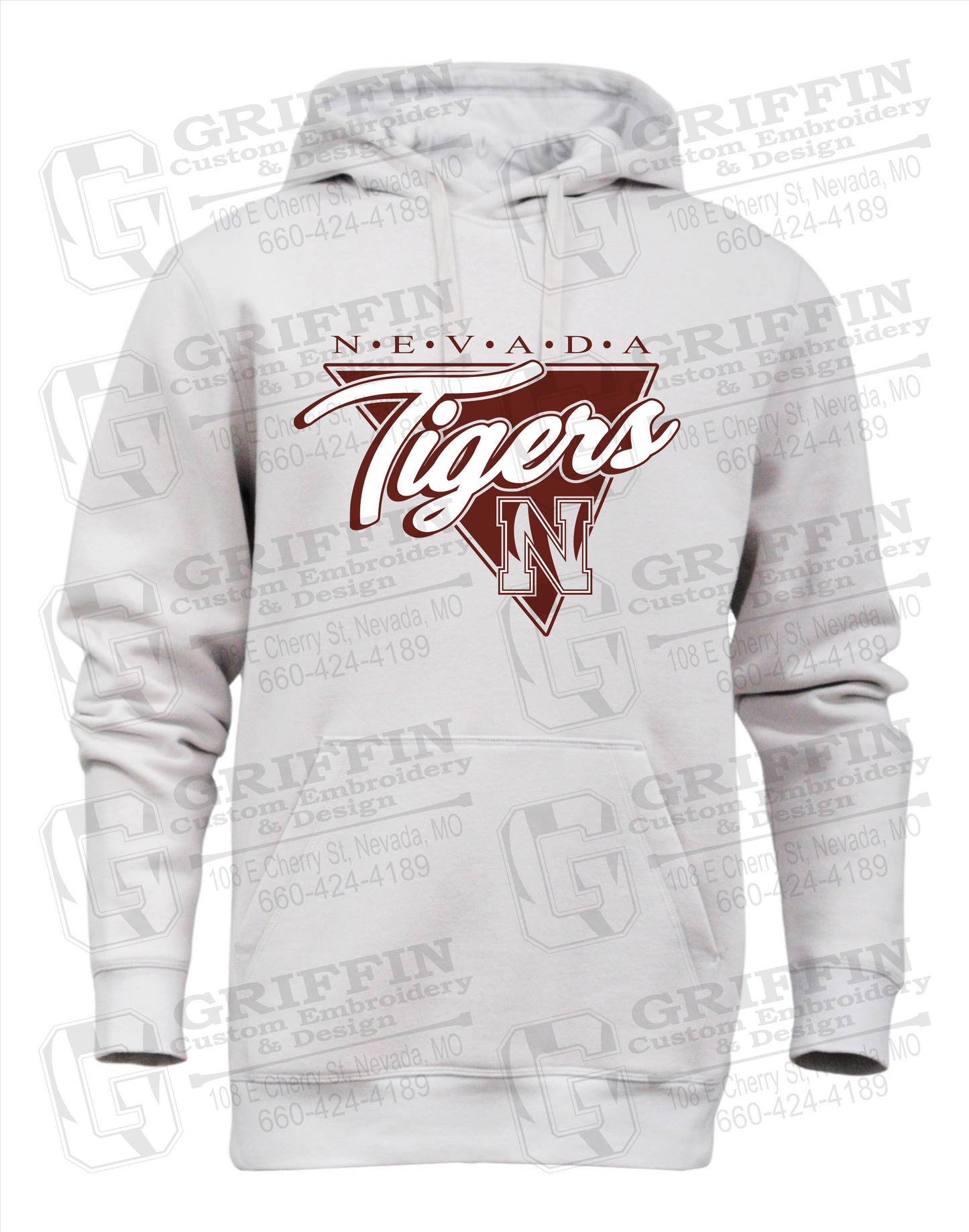 Heavyweight Fleece Hoodie - Nevada Tigers 23-G