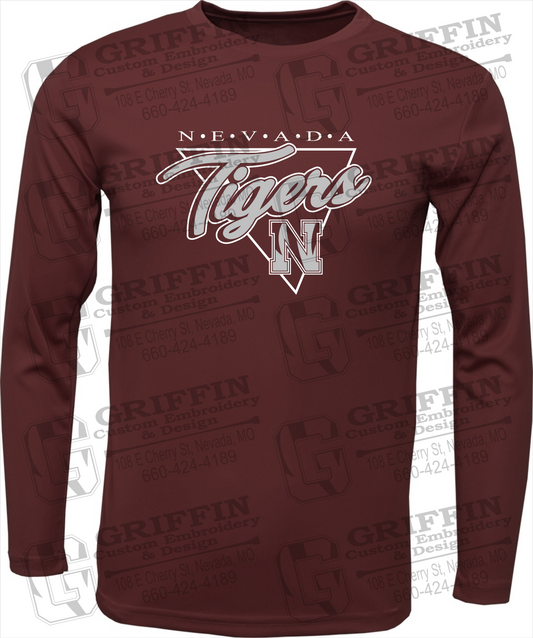 Dry-Fit Long Sleeve T-Shirt - Nevada Tigers 23-G
