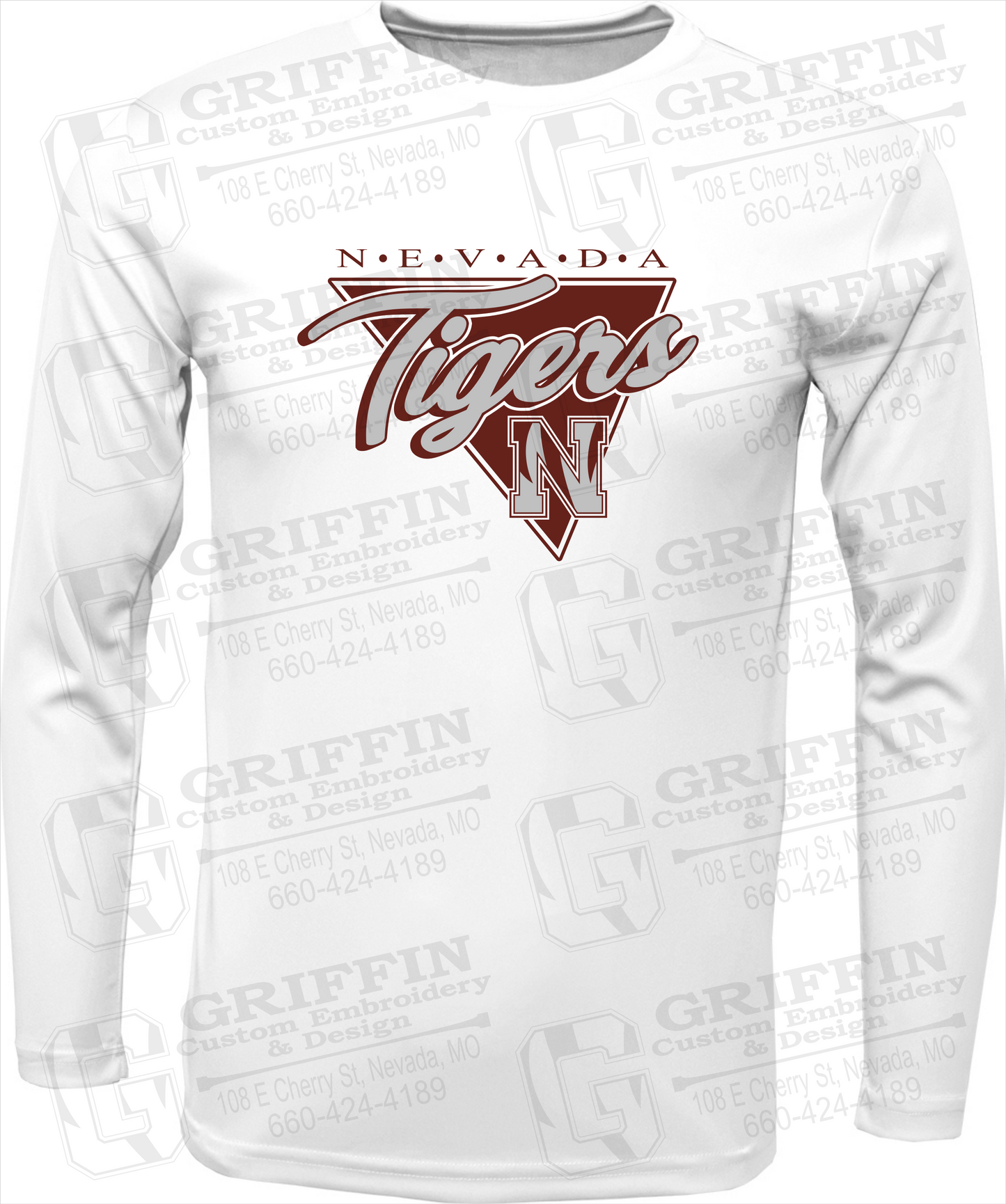 Dry-Fit Long Sleeve T-Shirt - Nevada Tigers 23-G