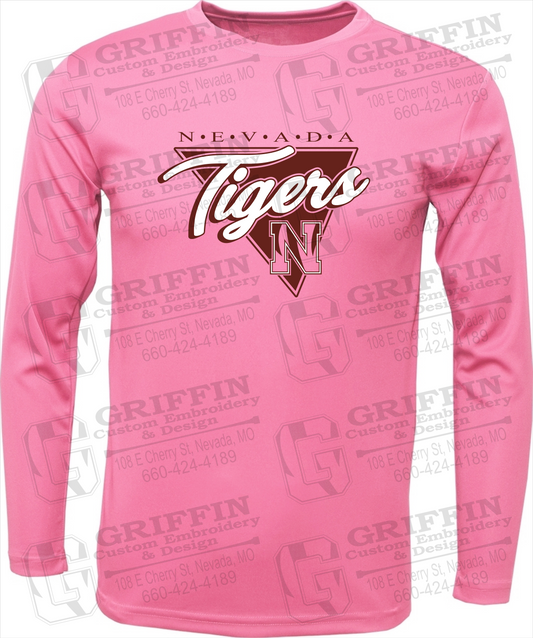 Toddler Dry-Fit Long Sleeve T-Shirt - Nevada Tigers 23-G