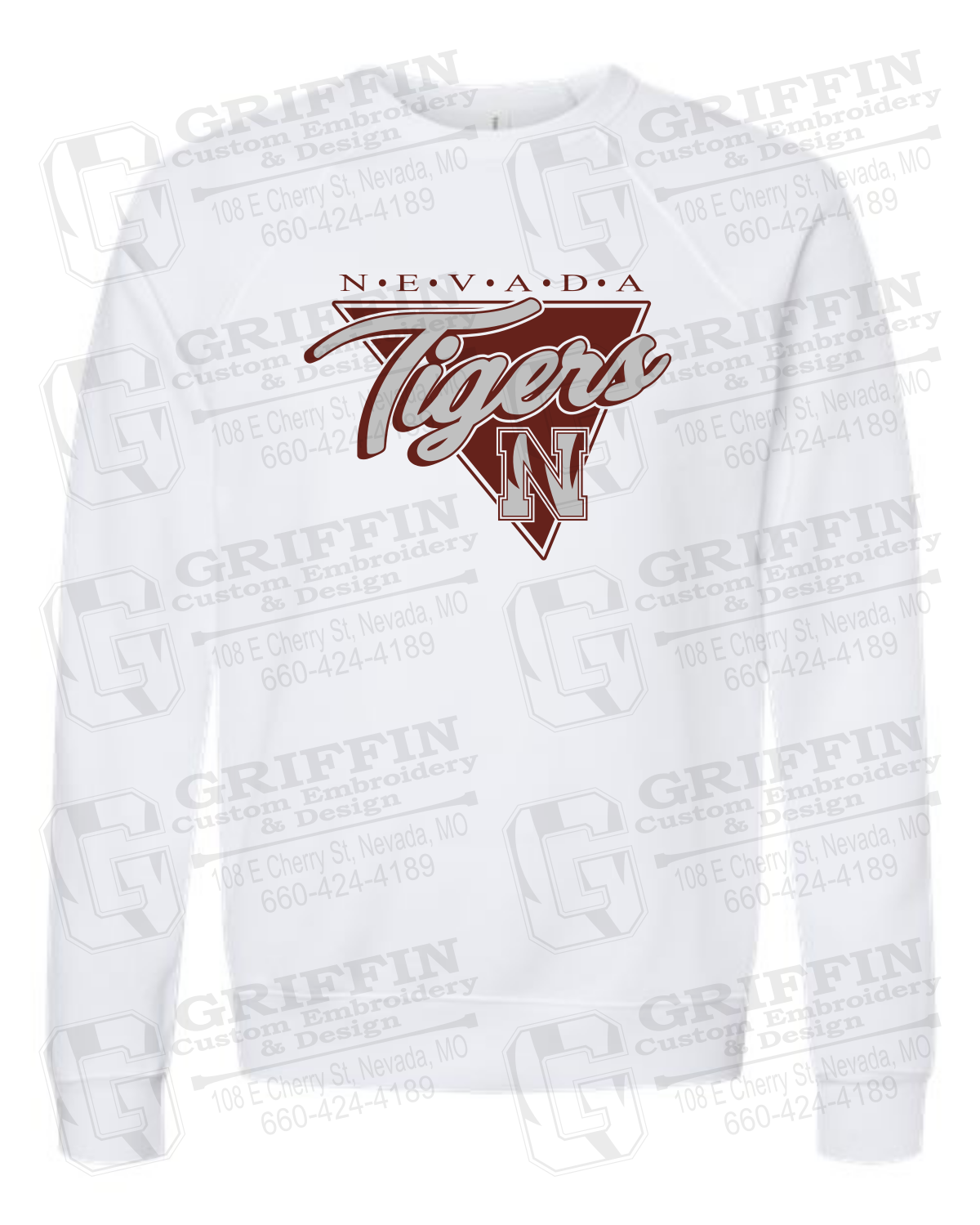 Sponge Fleece Sweatshirt - Nevada Tigers 23-G