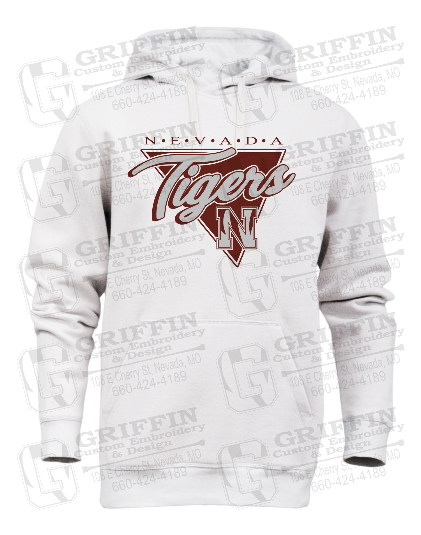 Heavyweight Fleece Hoodie - Nevada Tigers 23-G