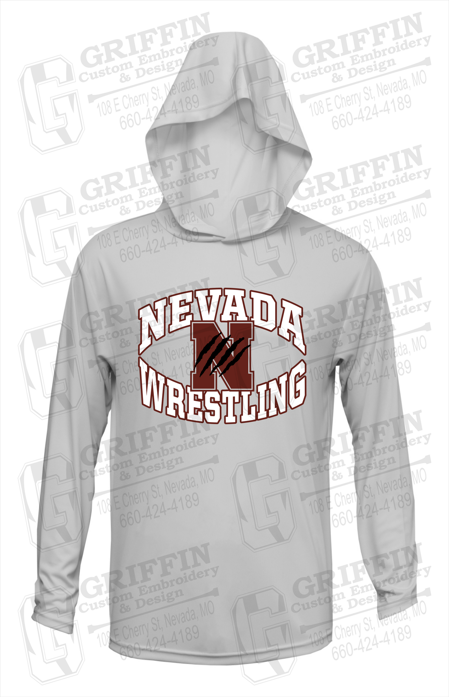 Dry-Fit T-Shirt Hoodie - Wrestling - Nevada Tigers 23-H