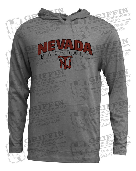 Soft-Tek T-Shirt Hoodie - Baseball - Nevada Tigers 23-J