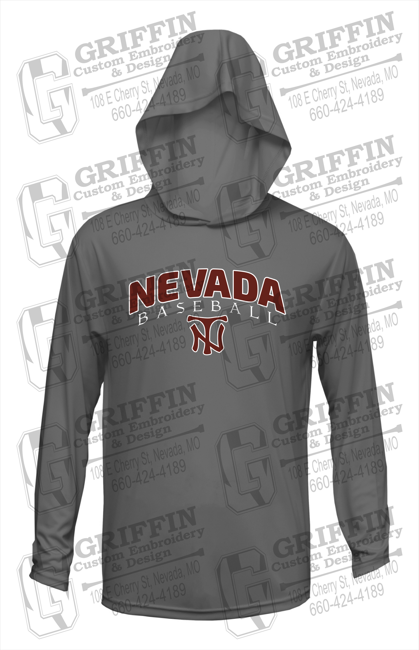 Dry-Fit T-Shirt Hoodie - Baseball - Nevada Tigers 23-J