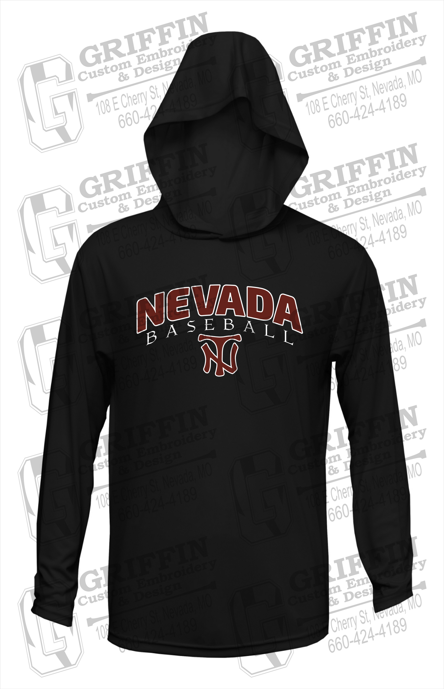 Dry-Fit T-Shirt Hoodie - Baseball - Nevada Tigers 23-J