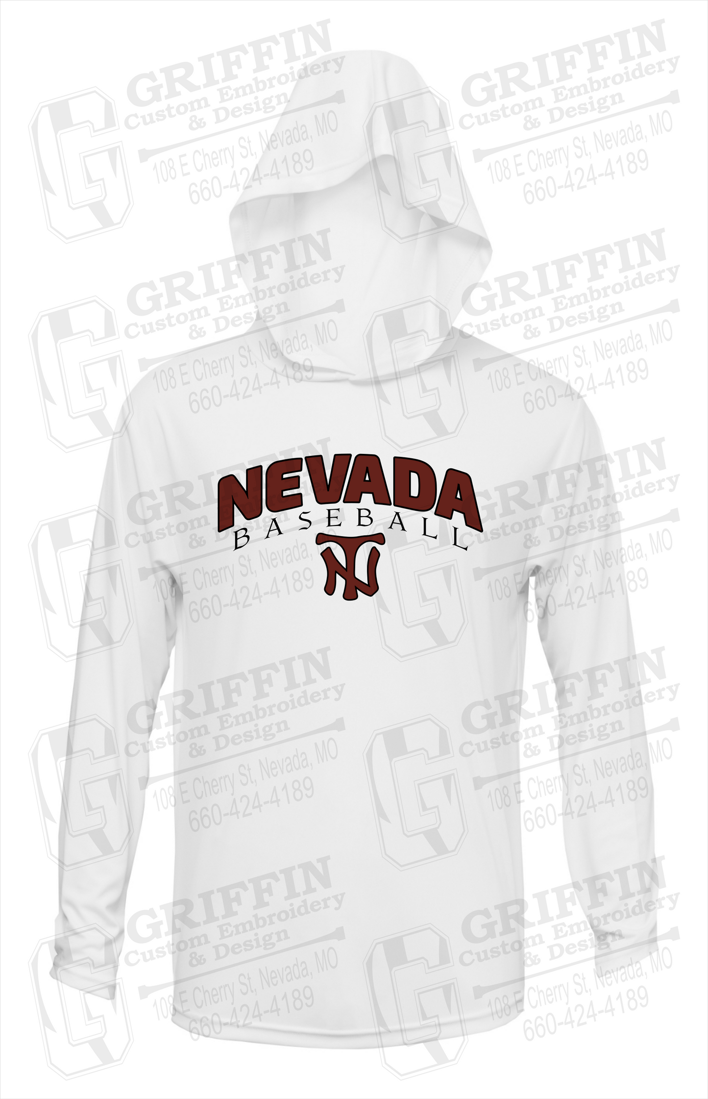 Dry-Fit T-Shirt Hoodie - Baseball - Nevada Tigers 23-J