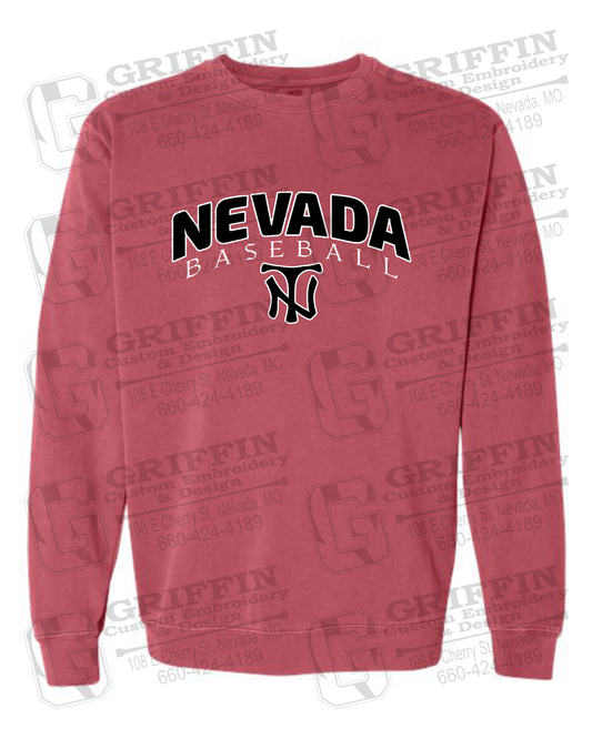 Comfort Colors Crewneck Sweatshirt - Baseball - Nevada Tigers 23-J