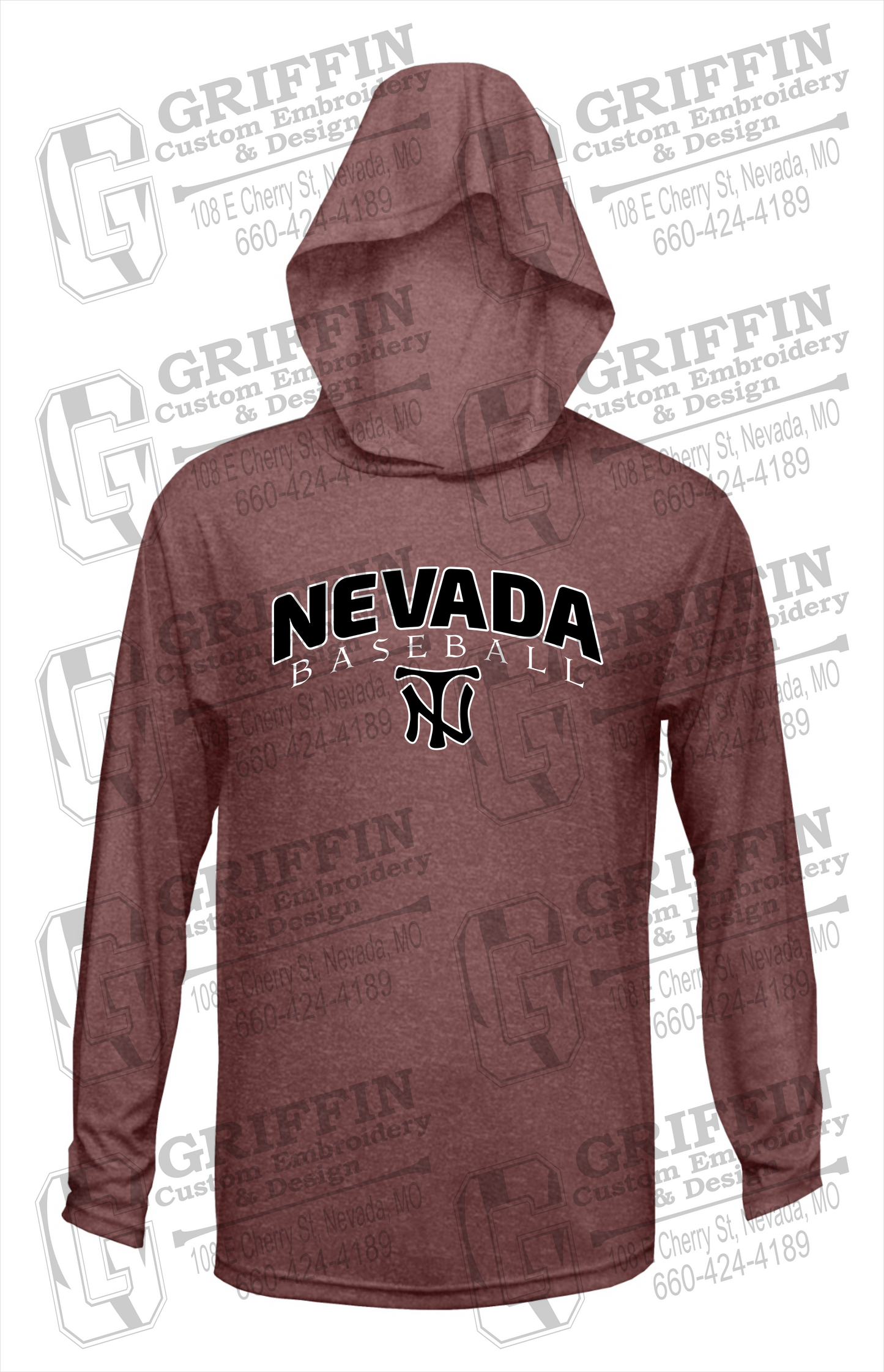 Dry-Fit T-Shirt Hoodie - Baseball - Nevada Tigers 23-J