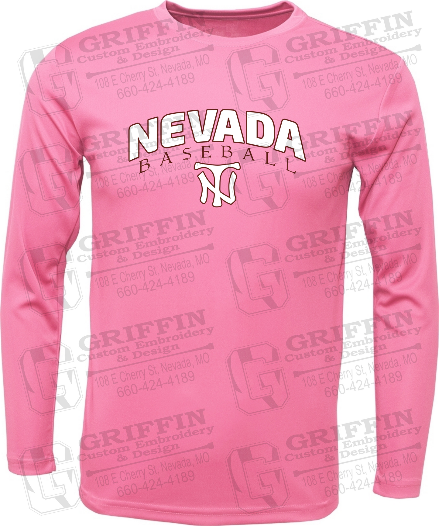 Toddler Dry-Fit Long Sleeve T-Shirt - Baseball - Nevada Tigers 23-J