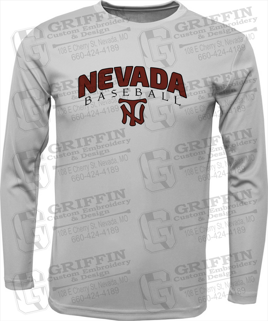Toddler Dry-Fit Long Sleeve T-Shirt - Baseball - Nevada Tigers 23-J