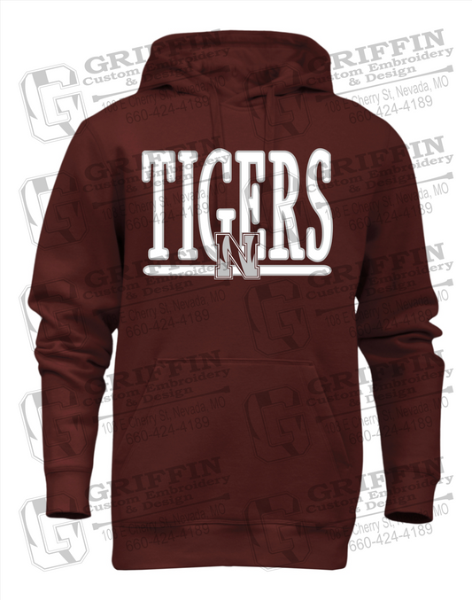 Heavyweight Fleece Hoodie - Nevada Tigers 23-K