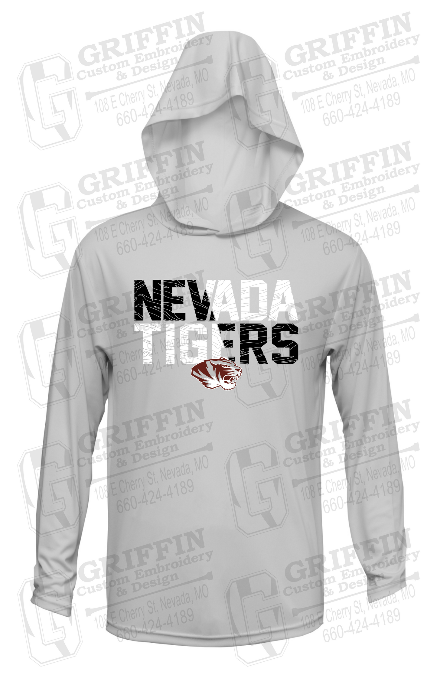 Dry-Fit T-Shirt Hoodie - Nevada Tigers 23-L