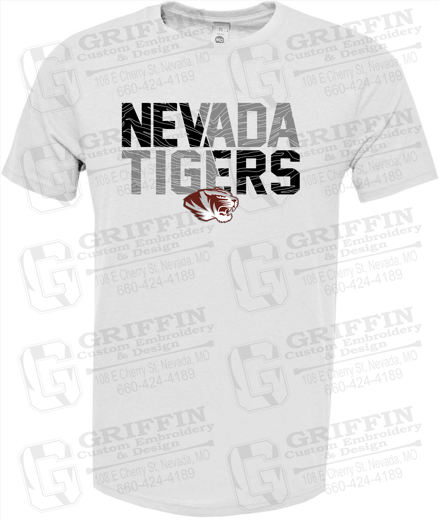 Soft-Tek Short Sleeve T-Shirt - Nevada Tigers 23-L