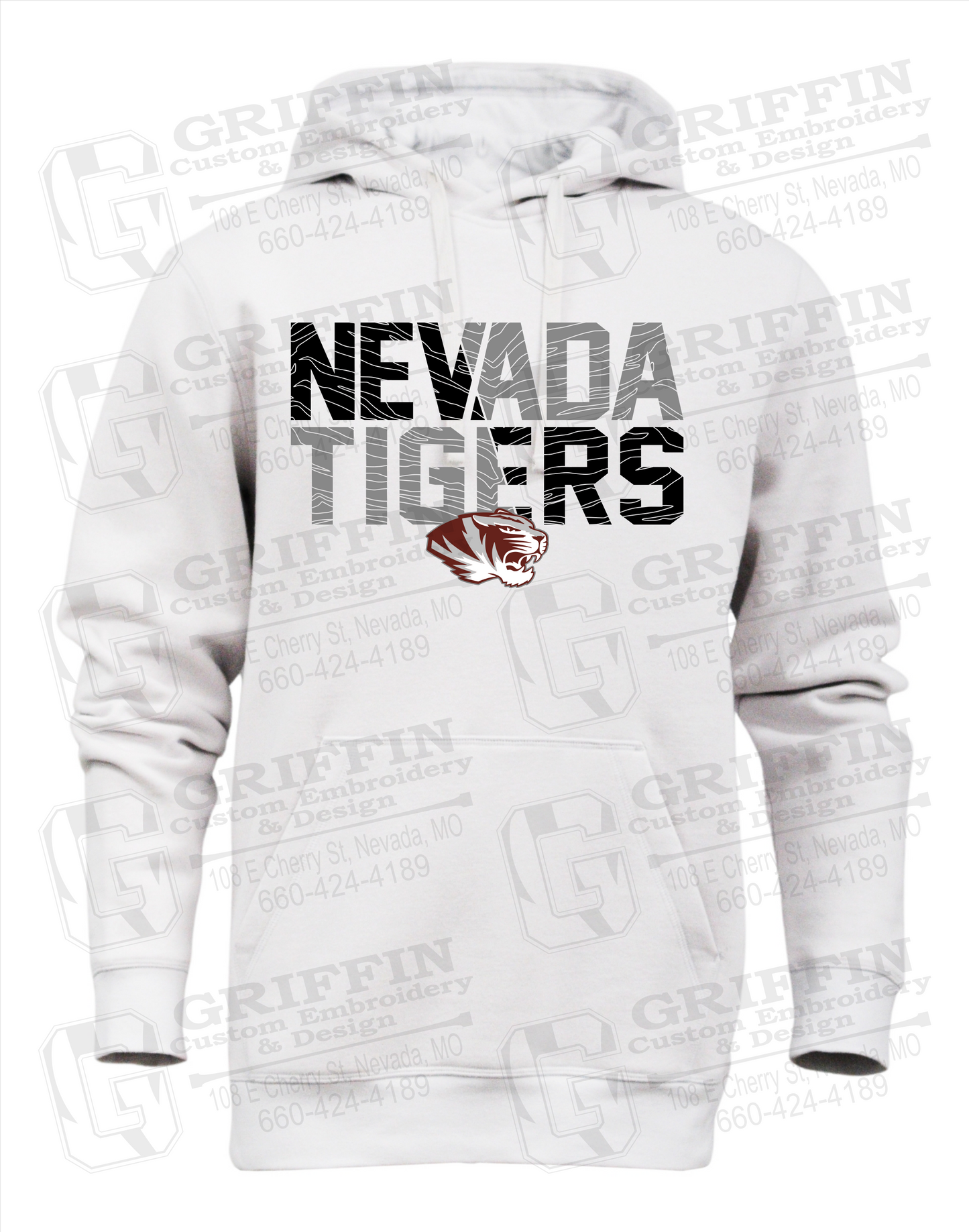 Heavyweight Fleece Hoodie - Nevada Tigers 23-L