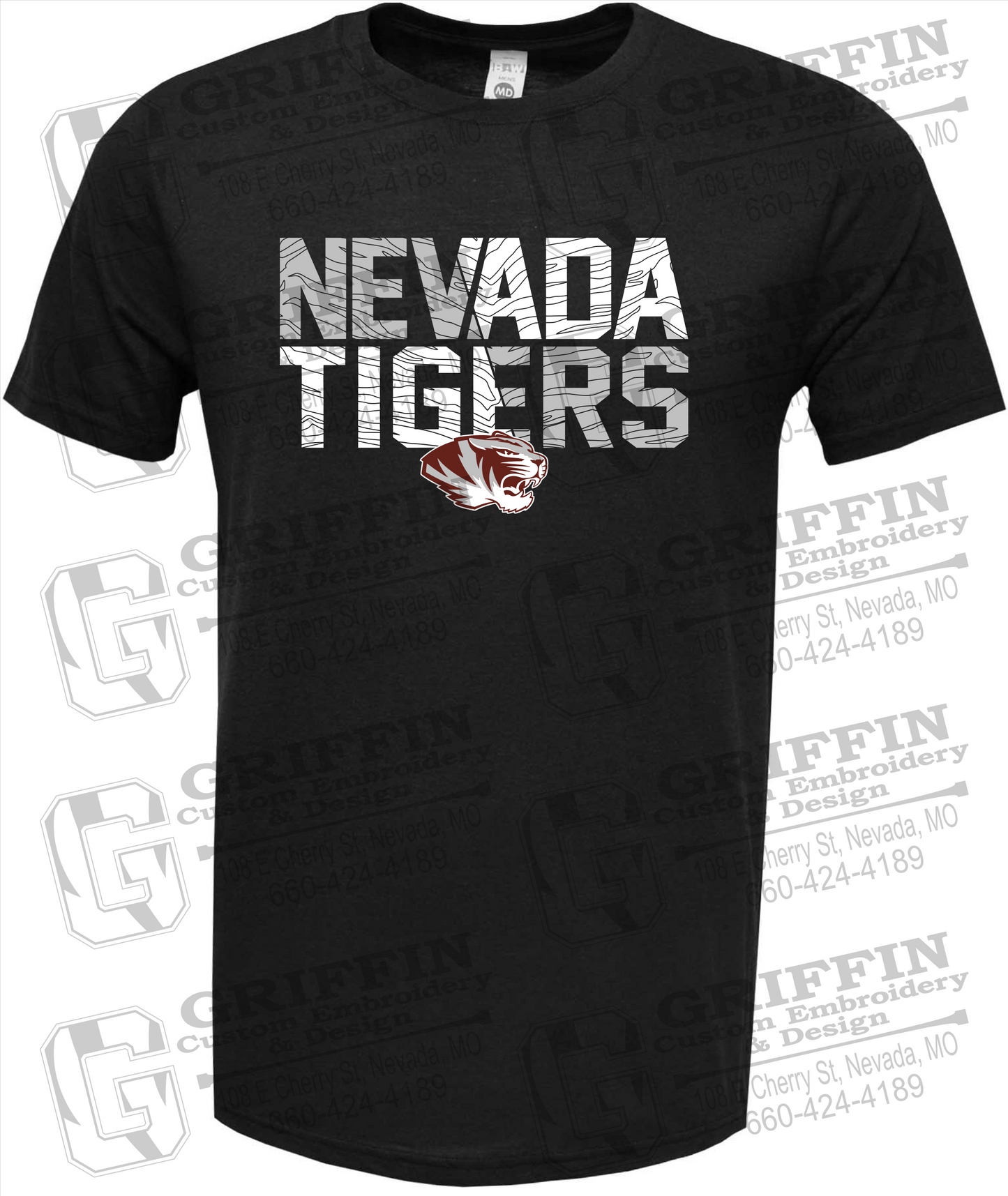 Nevada Tigers 23-L Short Sleeve T-Shirt