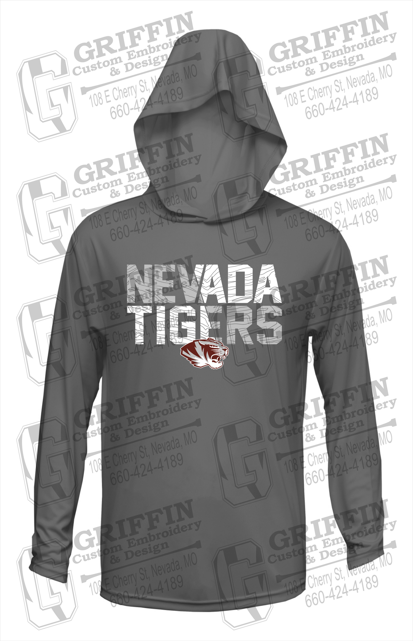 Dry-Fit T-Shirt Hoodie - Nevada Tigers 23-L