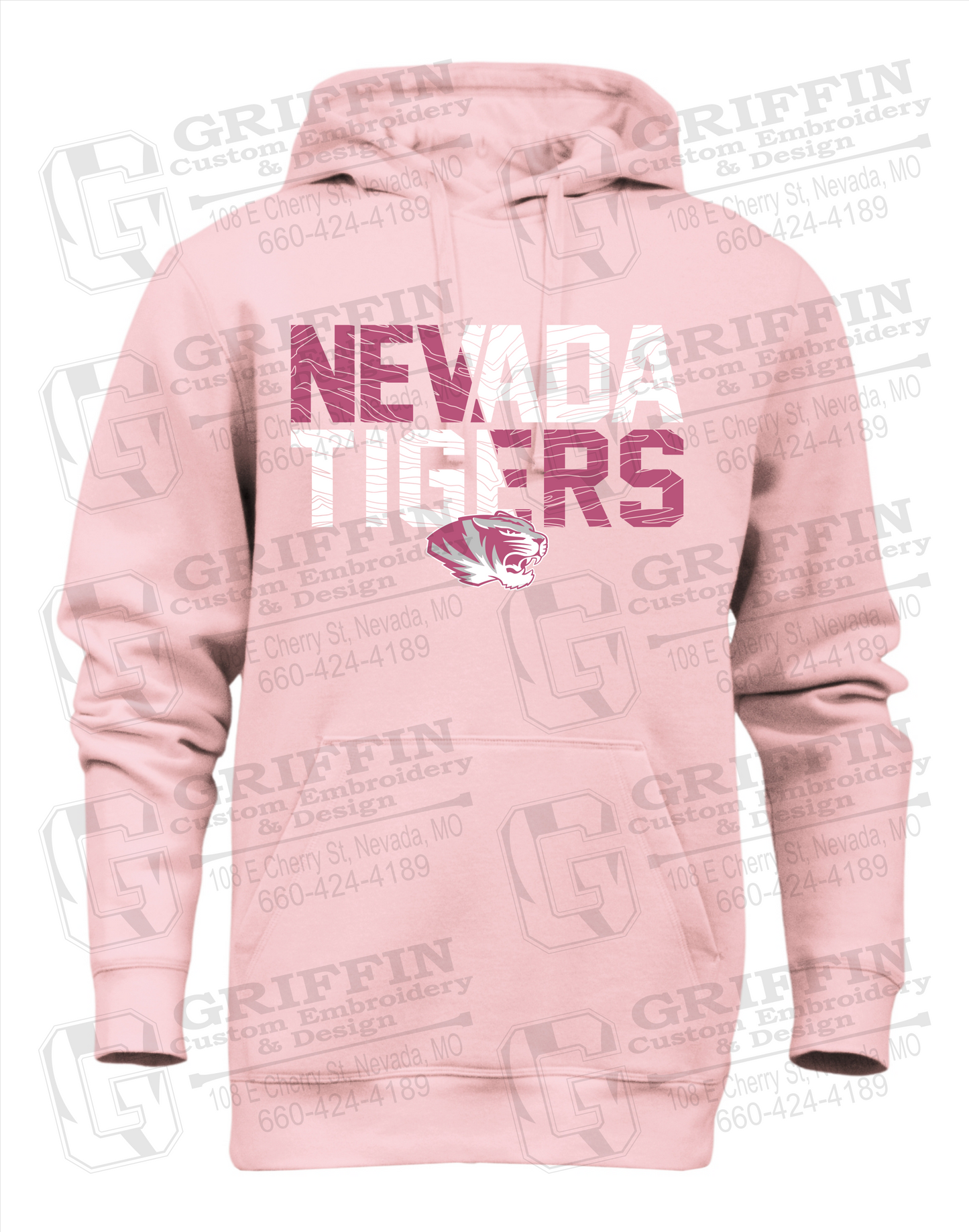 Heavyweight Fleece Hoodie - Nevada Tigers 23-L