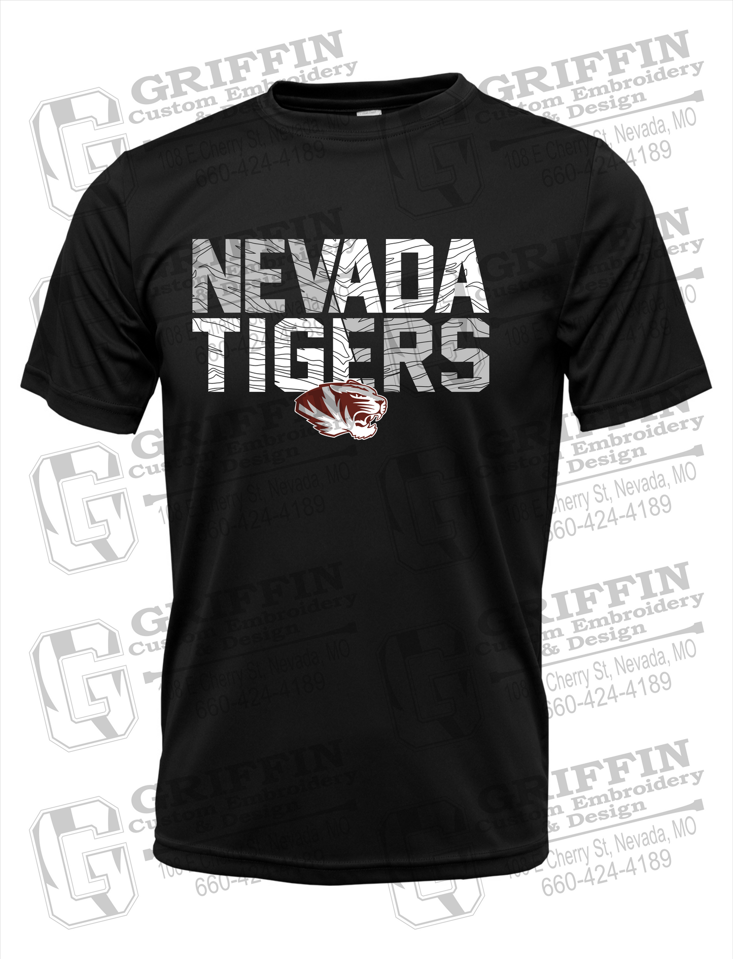 Dry-Fit Short Sleeve T-Shirt - Nevada Tigers 23-L