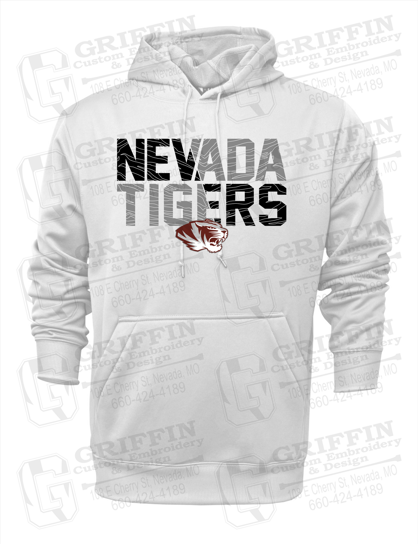 Nevada Tigers 23-L Youth Hoodie