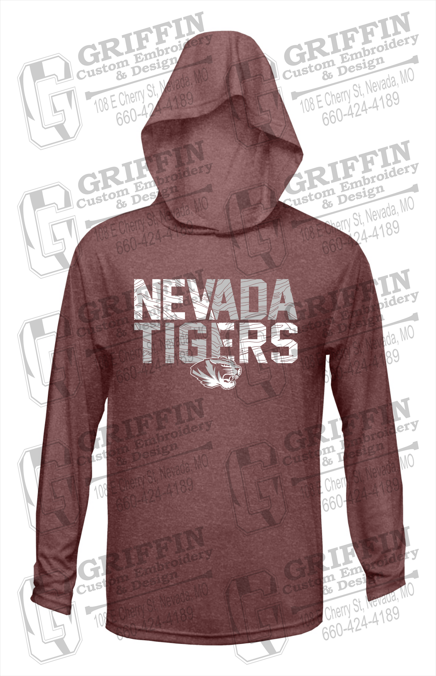 Dry-Fit T-Shirt Hoodie - Nevada Tigers 23-L