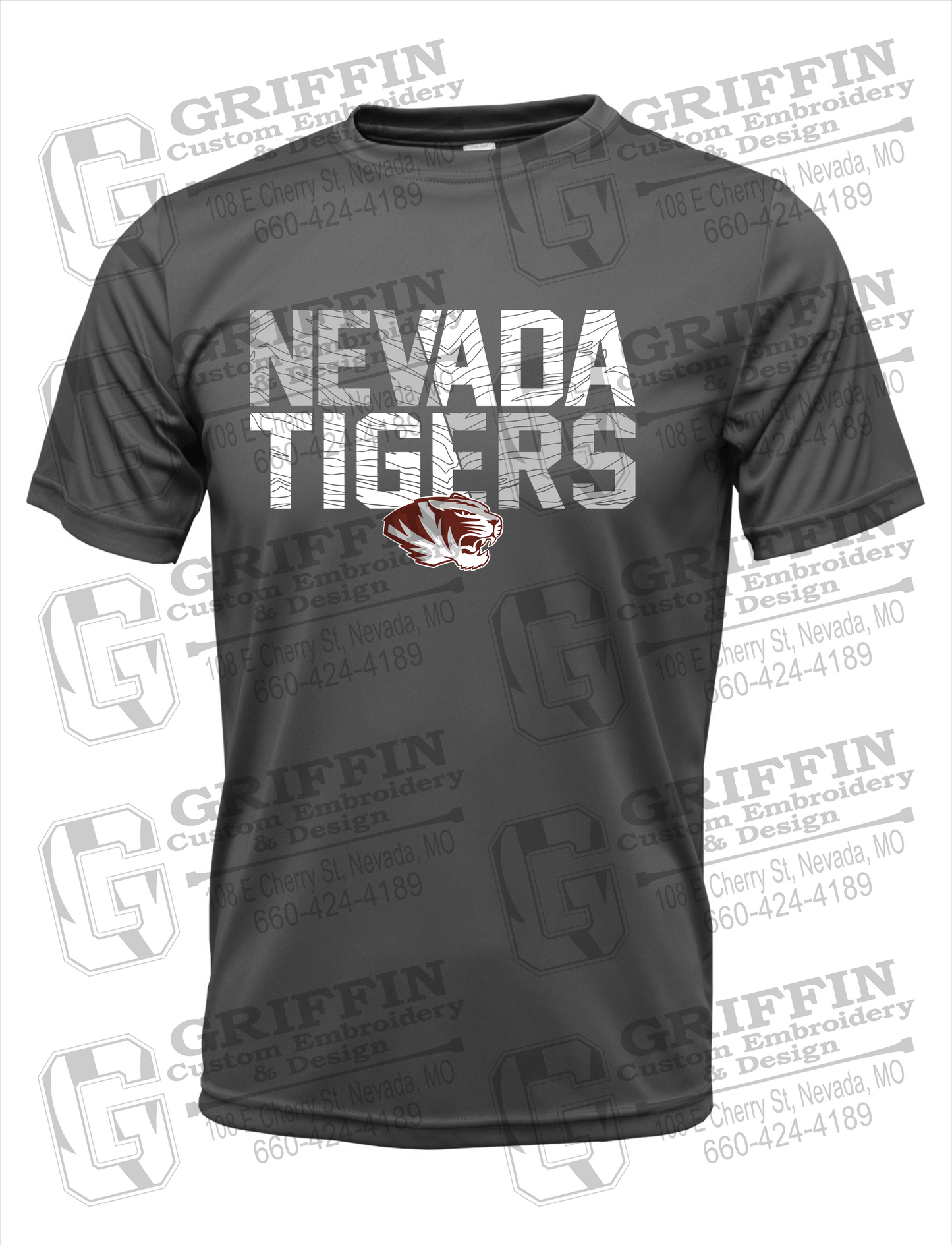 Dry-Fit Short Sleeve T-Shirt - Nevada Tigers 23-L