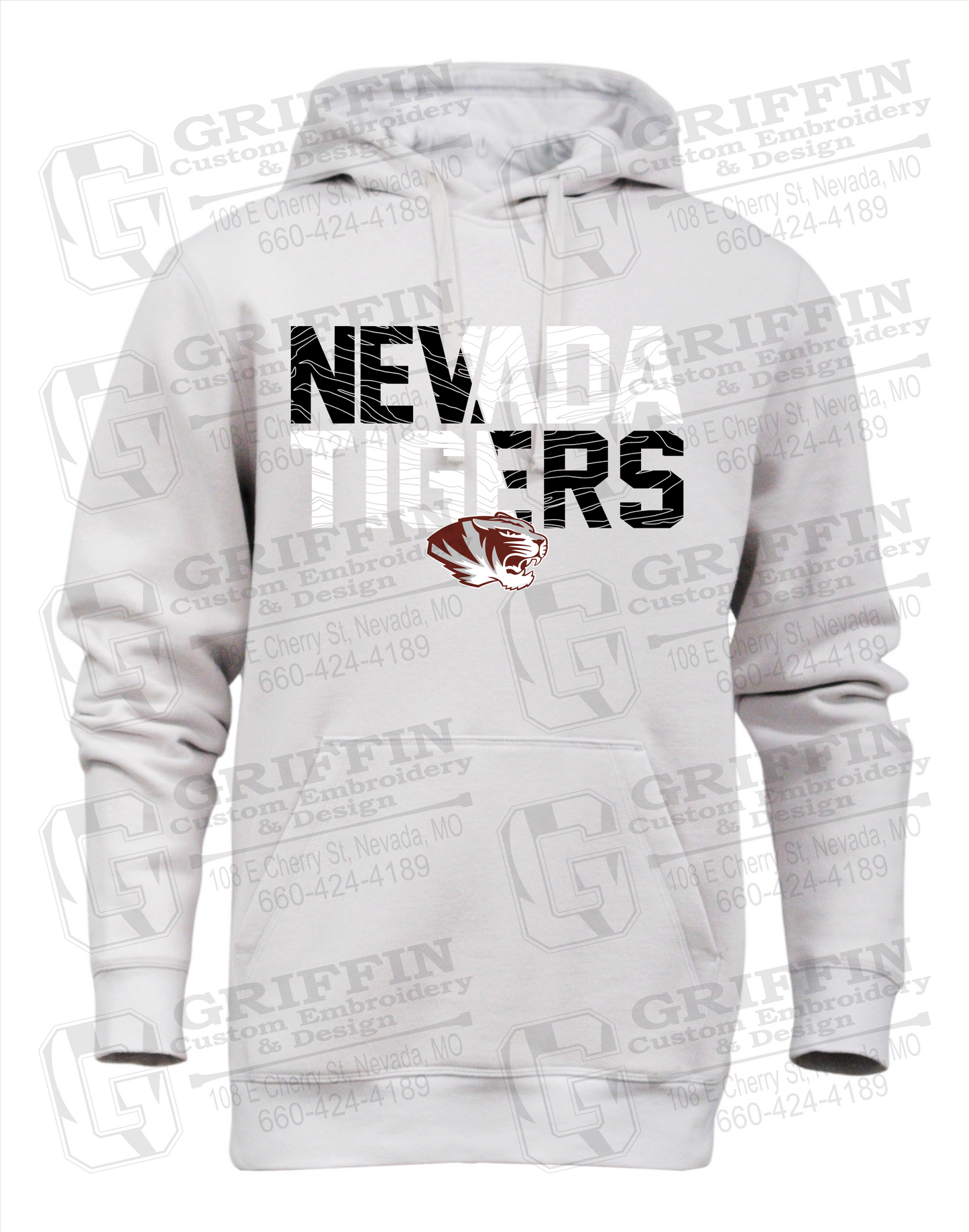 Heavyweight Fleece Hoodie - Nevada Tigers 23-L