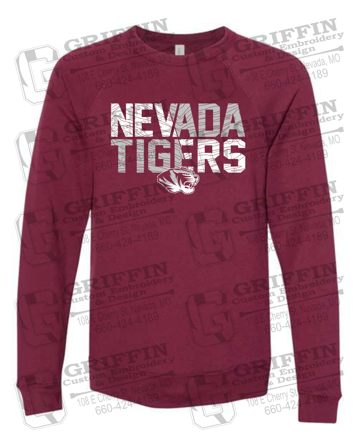 Sponge Fleece Sweatshirt - Nevada Tigers 23-L