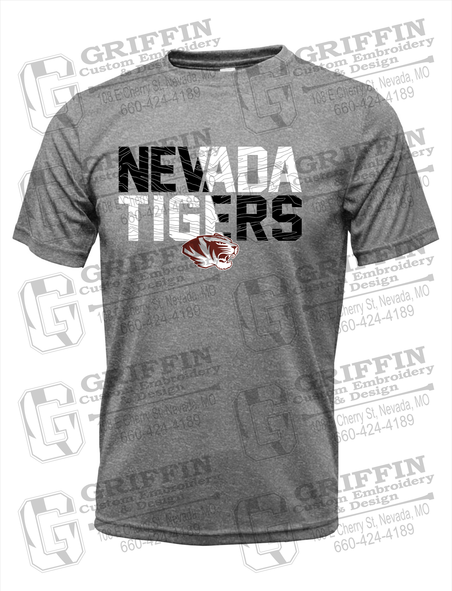 Dry-Fit Short Sleeve T-Shirt - Nevada Tigers 23-L