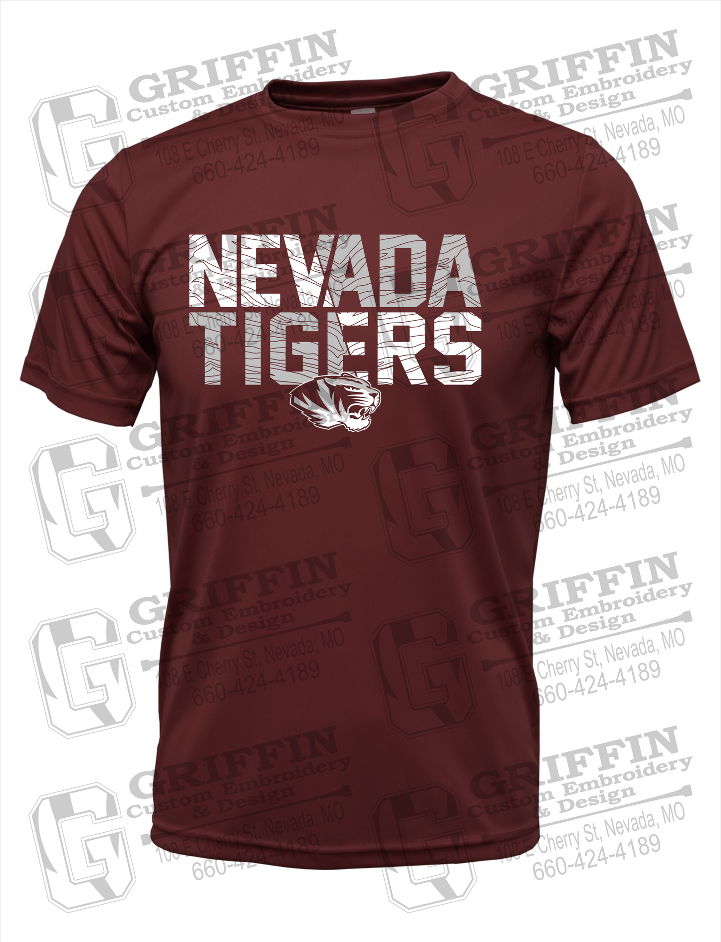 Dry-Fit Short Sleeve T-Shirt - Nevada Tigers 23-L