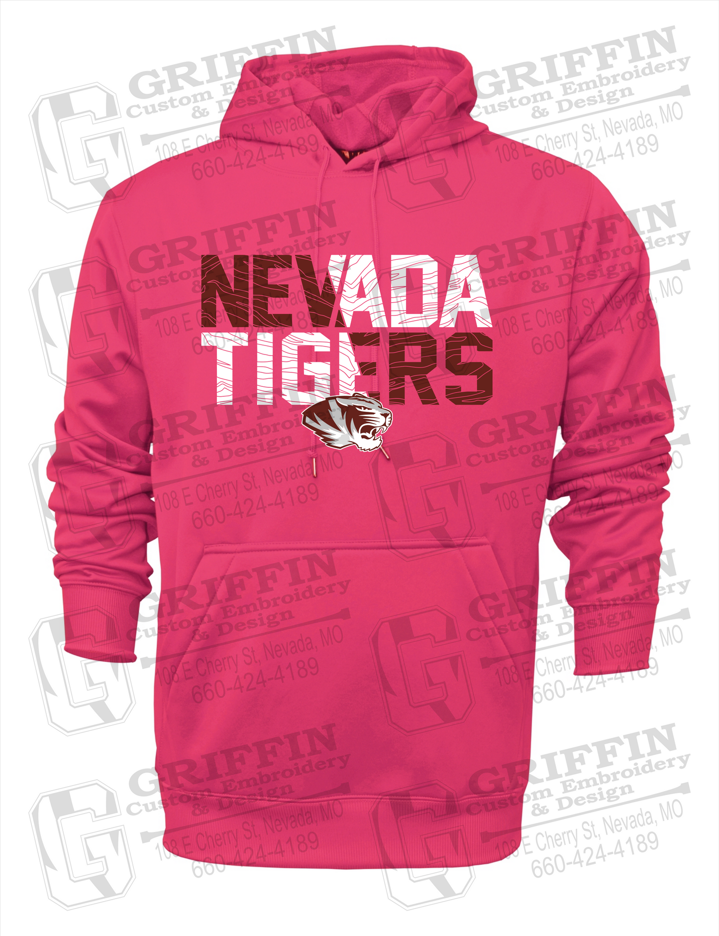 Performance Fleece Hoodie - Nevada Tigers 23-L