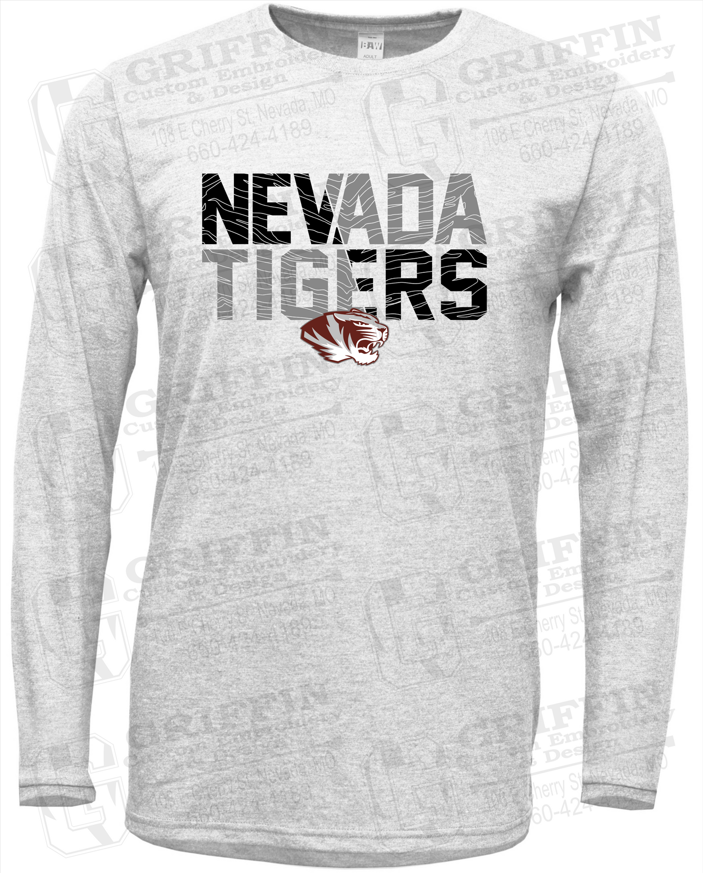 Soft-Tek Long Sleeve T-Shirt - Nevada Tigers 23-L