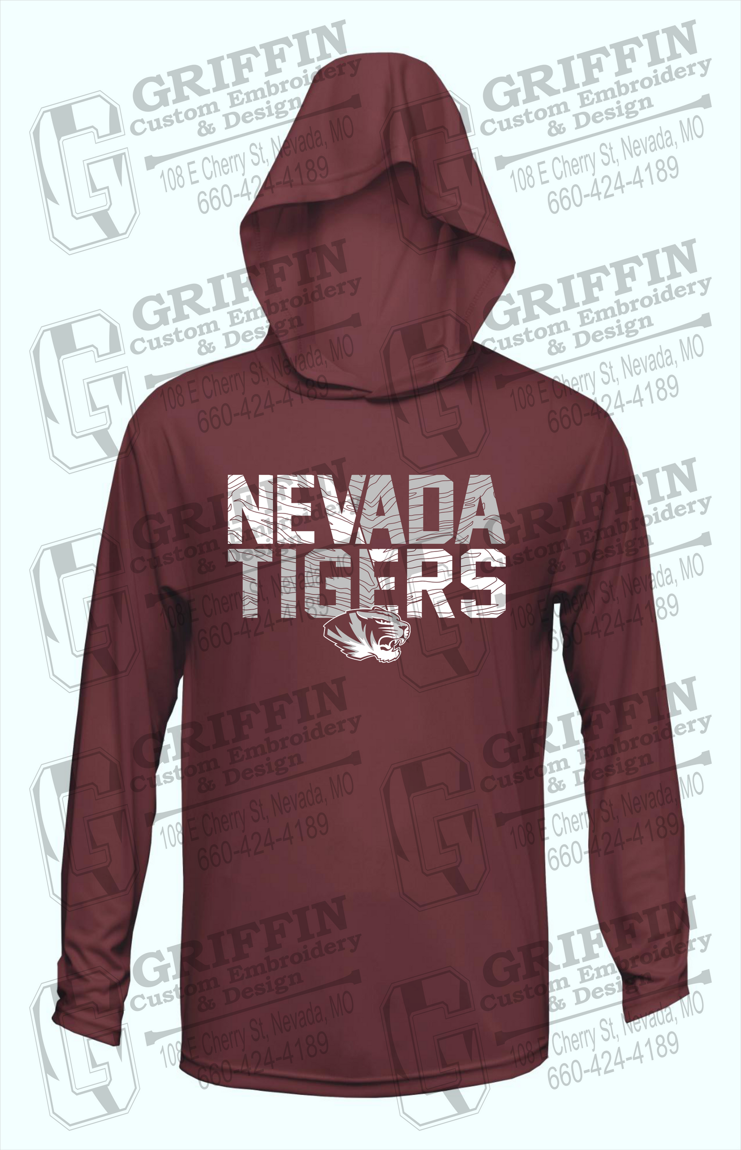 Dry-Fit T-Shirt Hoodie - Nevada Tigers 23-L