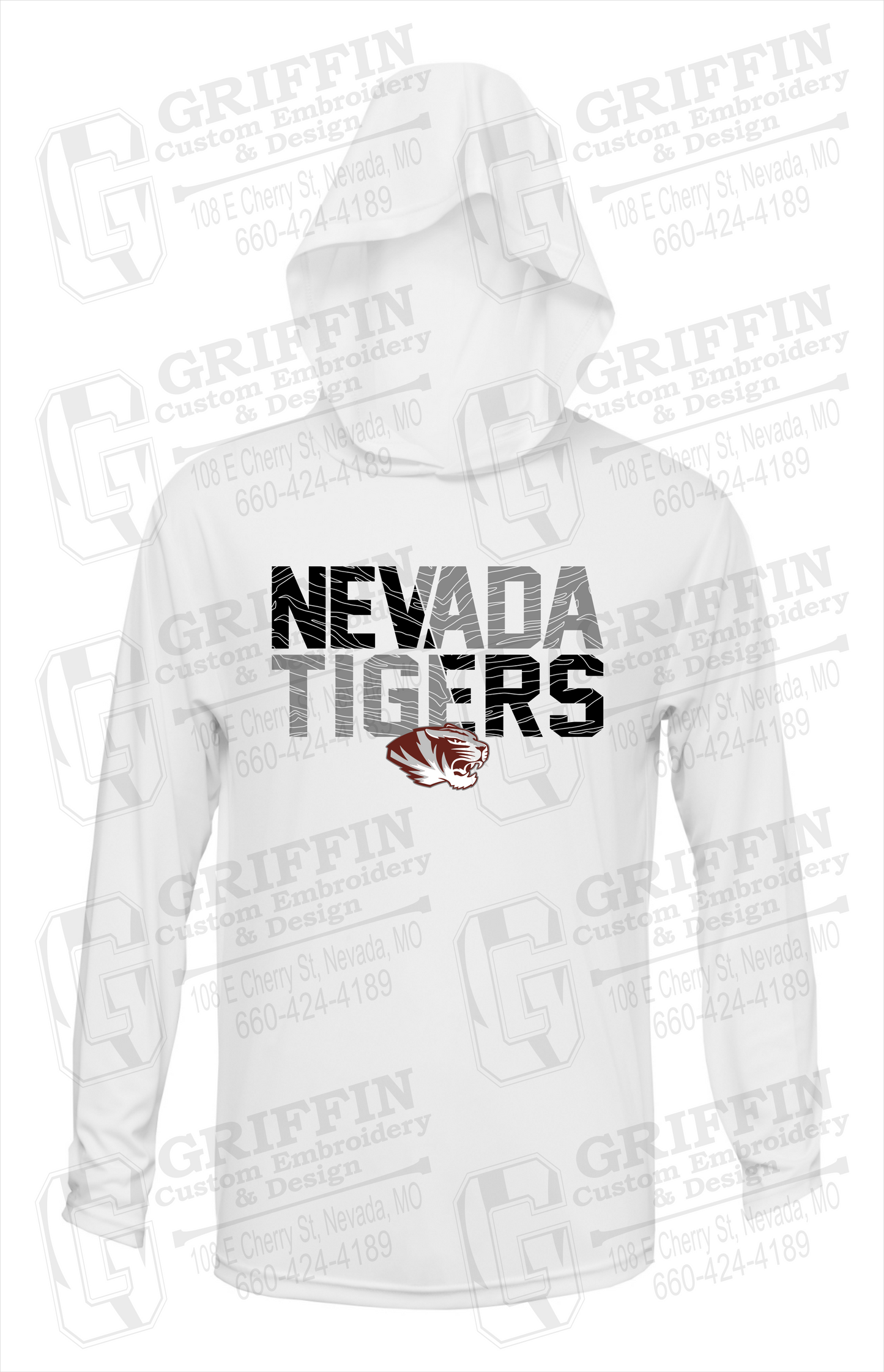 Dry-Fit T-Shirt Hoodie - Nevada Tigers 23-L